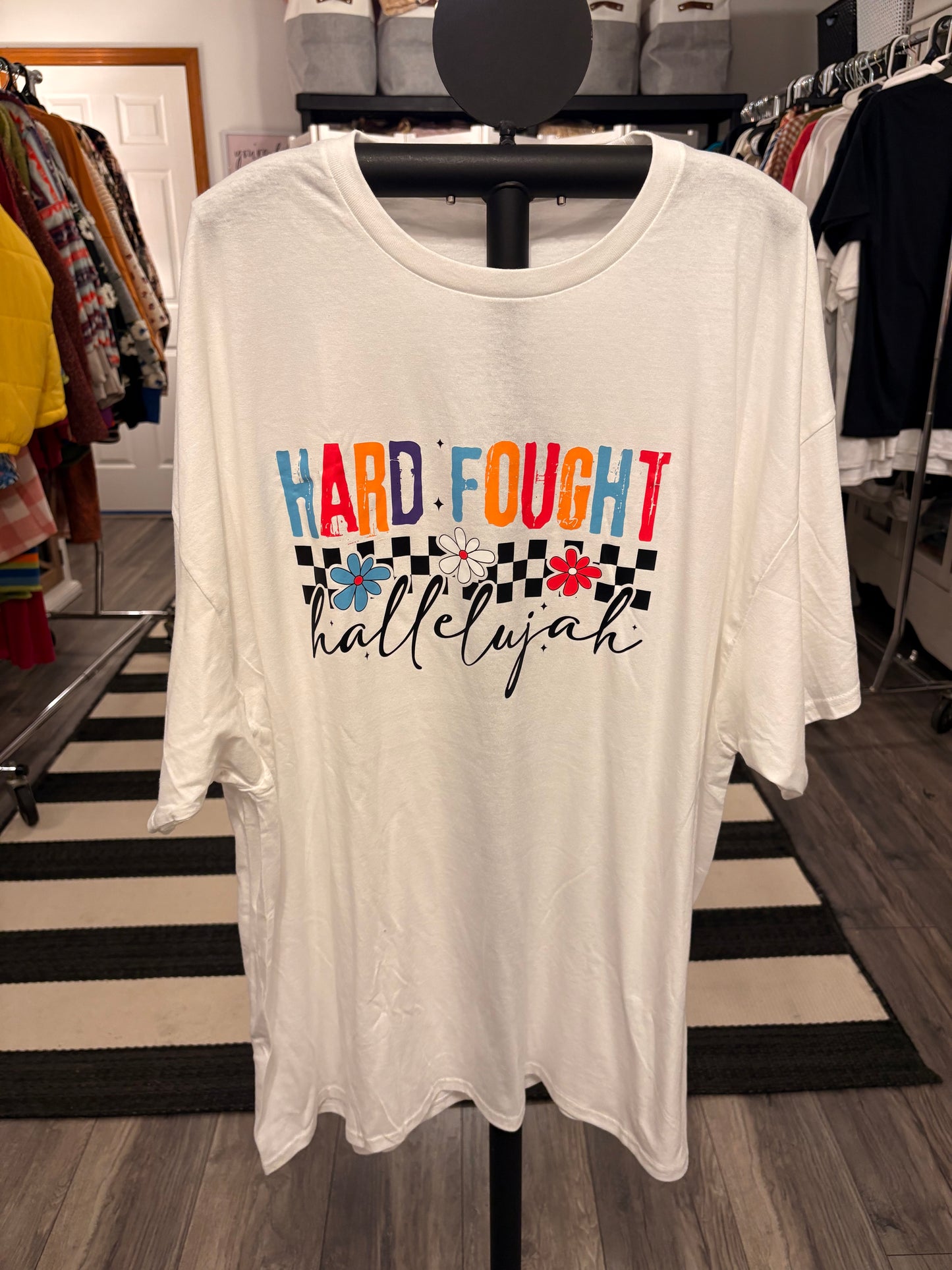 Hard Fought Hallelujah Tee Size 3XL