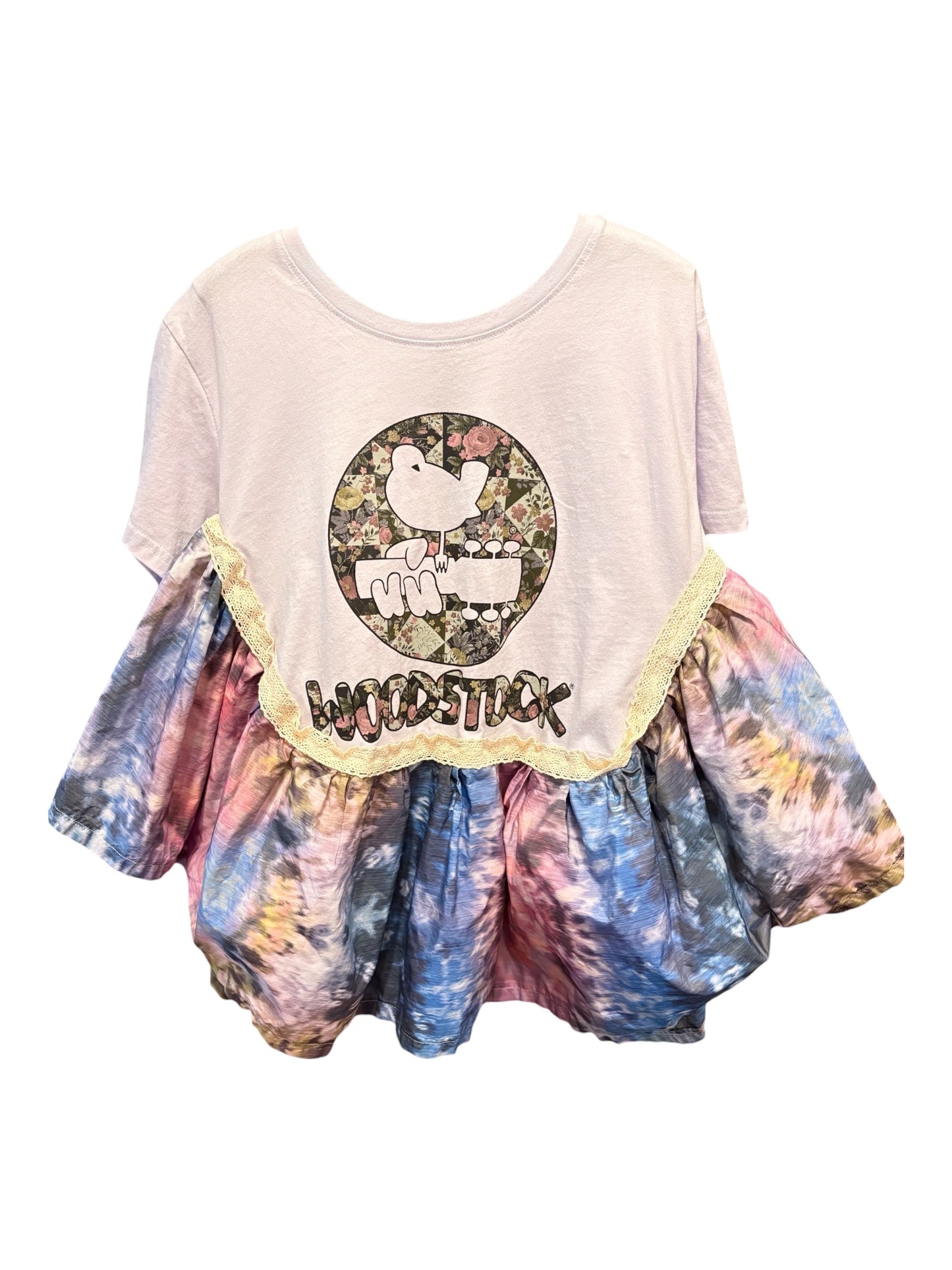 Woodstock Rock Angel Tee One Size Fits a Small to Large Oversized