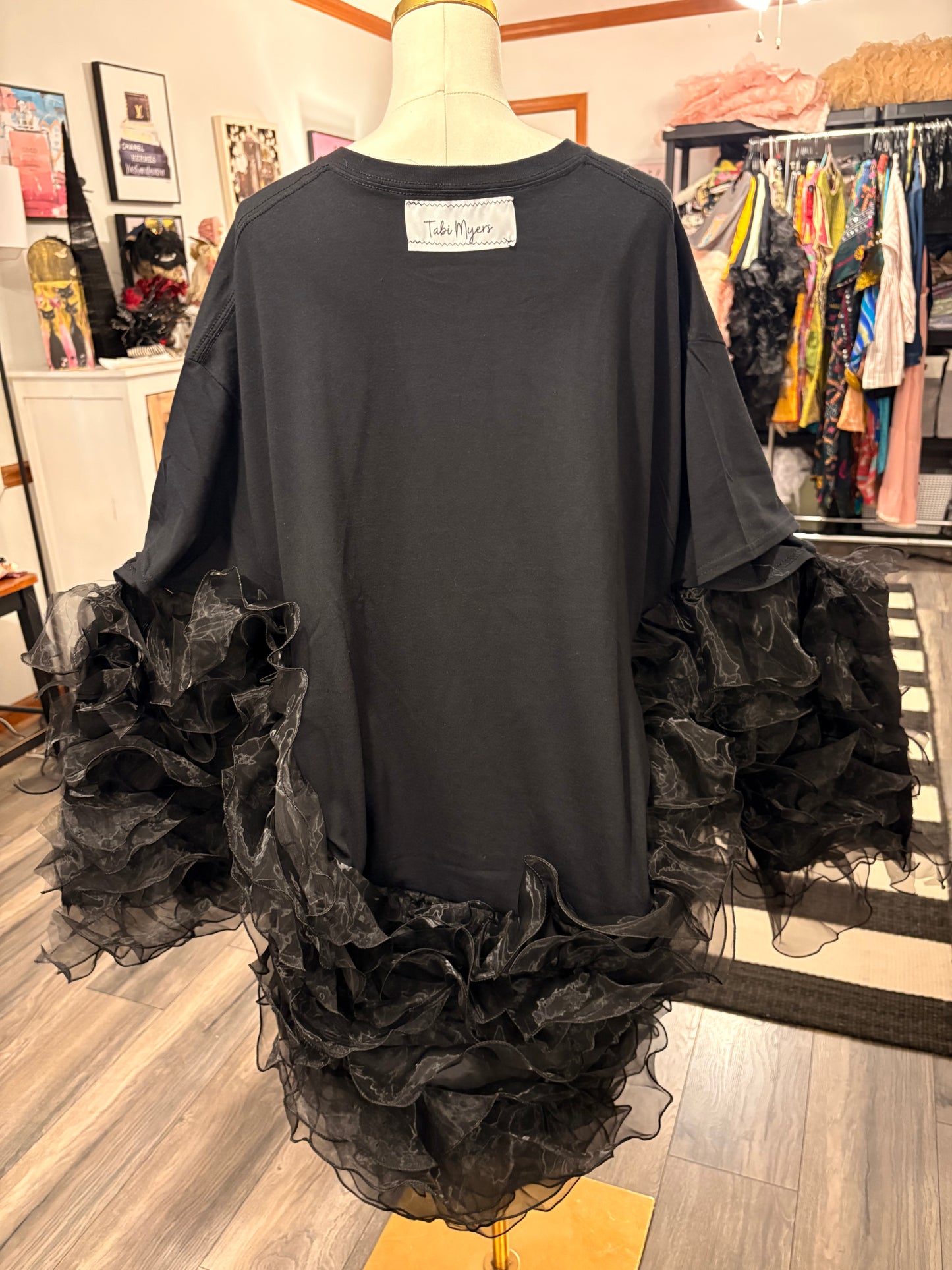 Satisfaction Rock Angel Poncho One Size Fits up to 3X