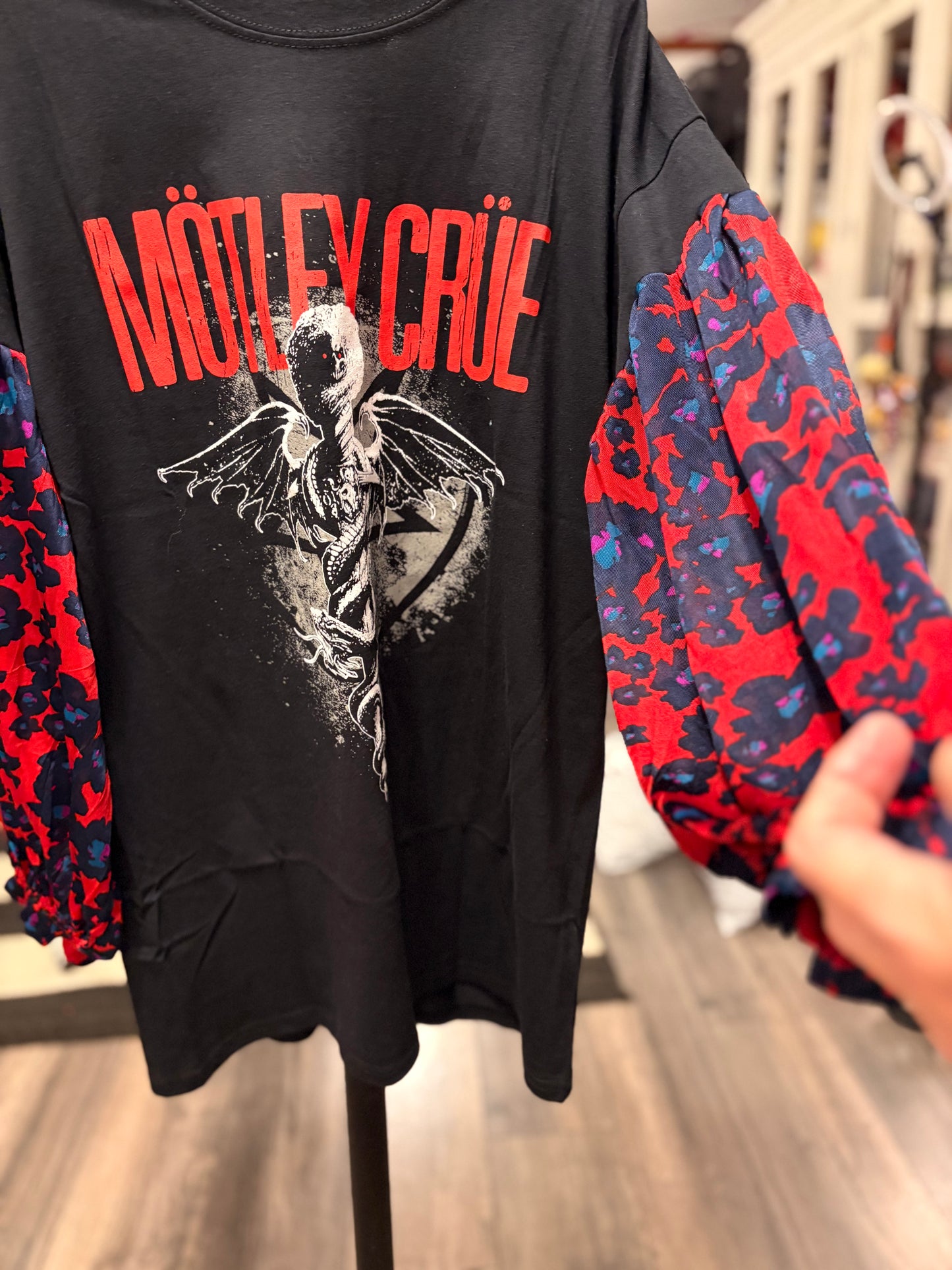 The Crue Upcycled Glam Tee One Size fits a Small to Large