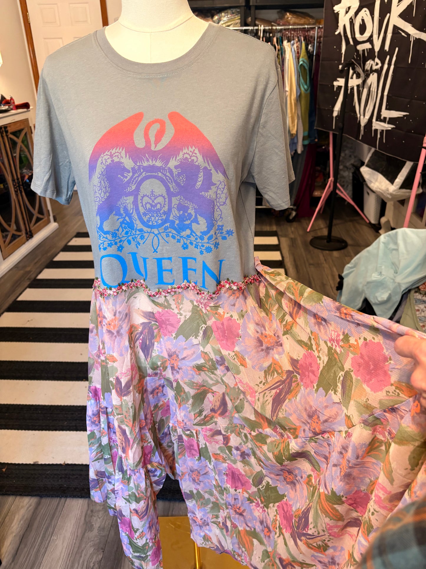 Another One Bites The Apple Upcycled Rockstar Fairytale Dress One Size Fits an XS to Large Oversized!