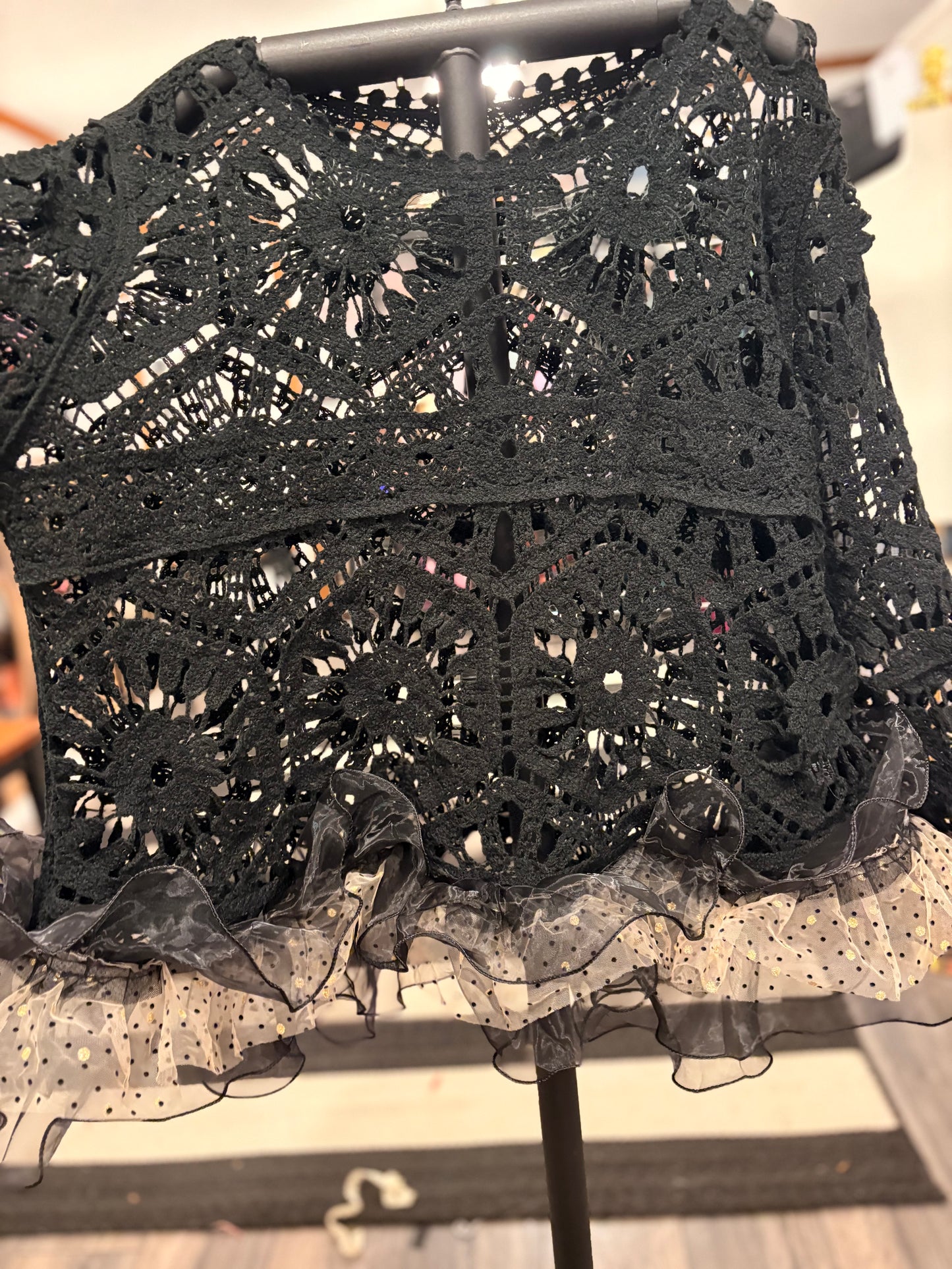 Black Swan Upcycled Ballerina Sweater One Size Fits a Small to XXL (4-16)