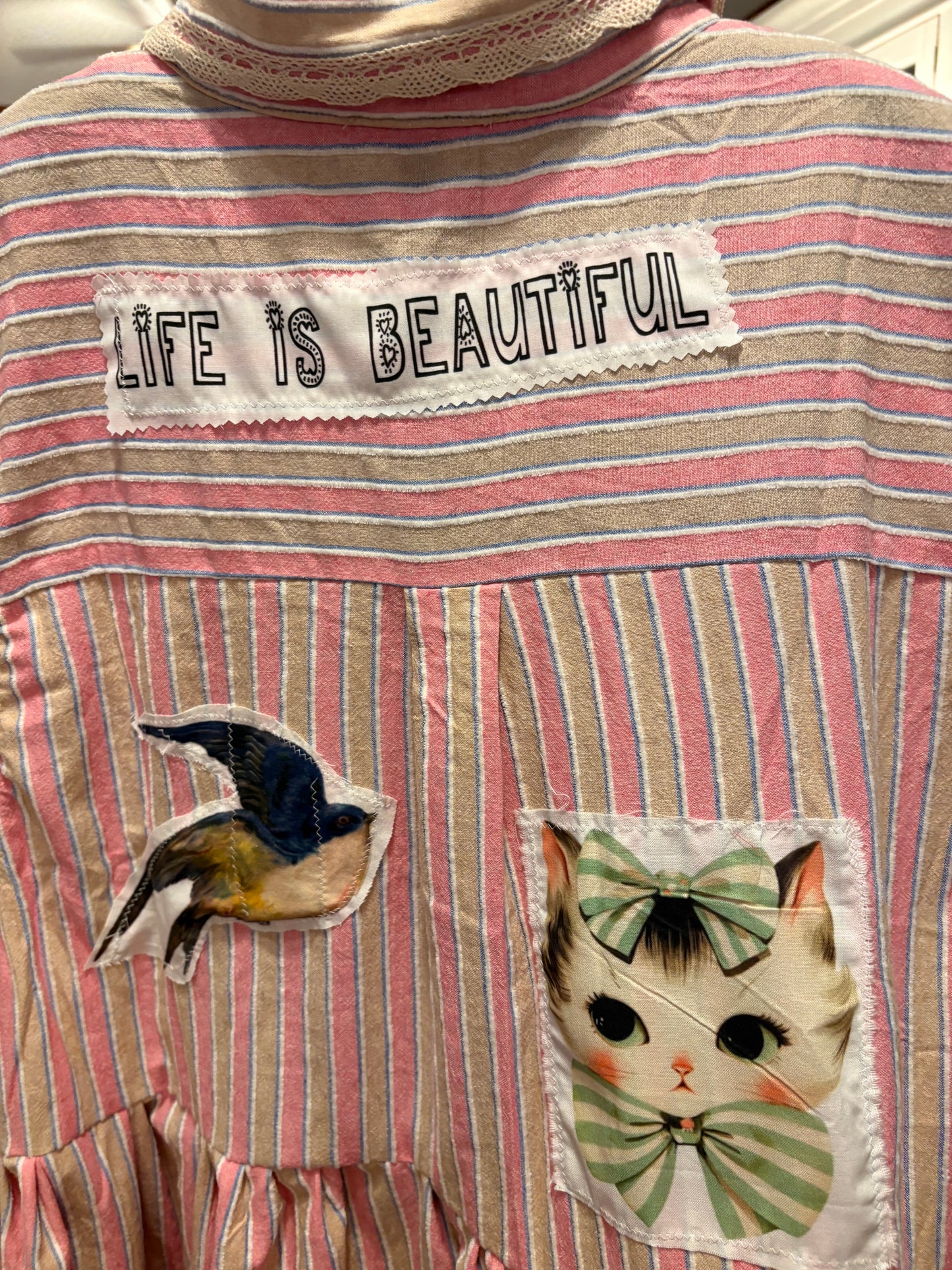 Beautiful Life Upcycled Sleeveless Top One size fit Small to 2X