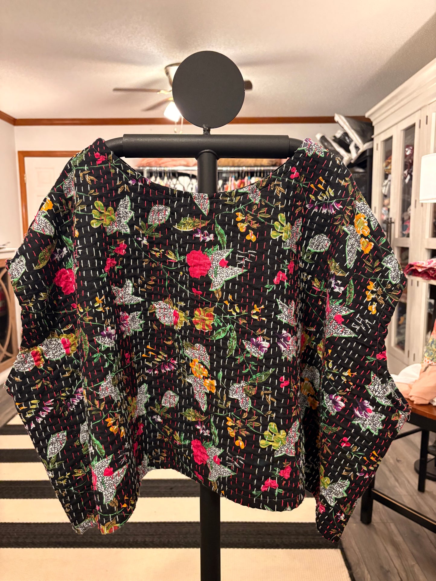 Simone Kantha Top One Size Fits a Small to Large