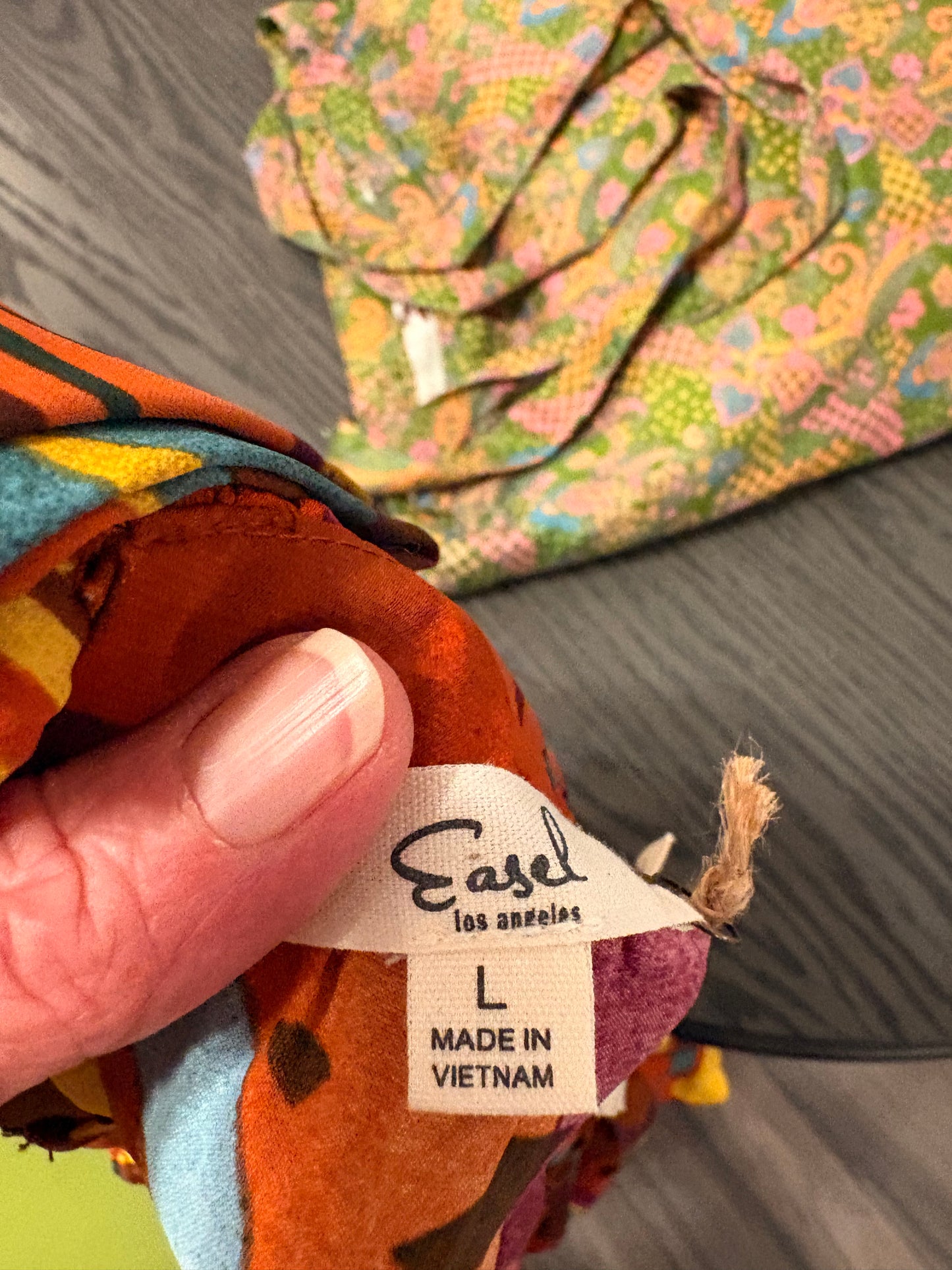 Easel Paisley Shift Dress Large