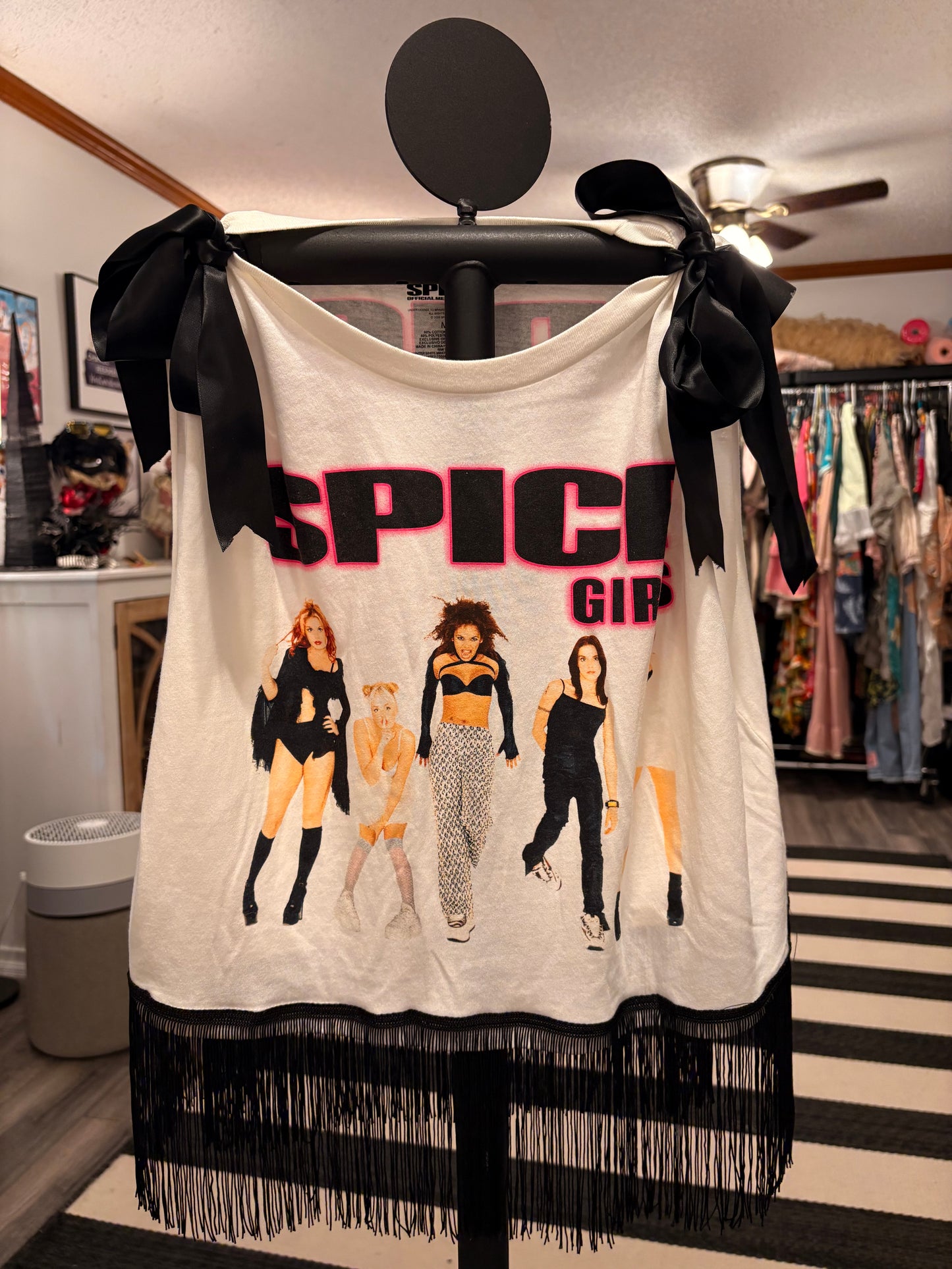 Spicey Fringe Tee One Size Fits Small to XL