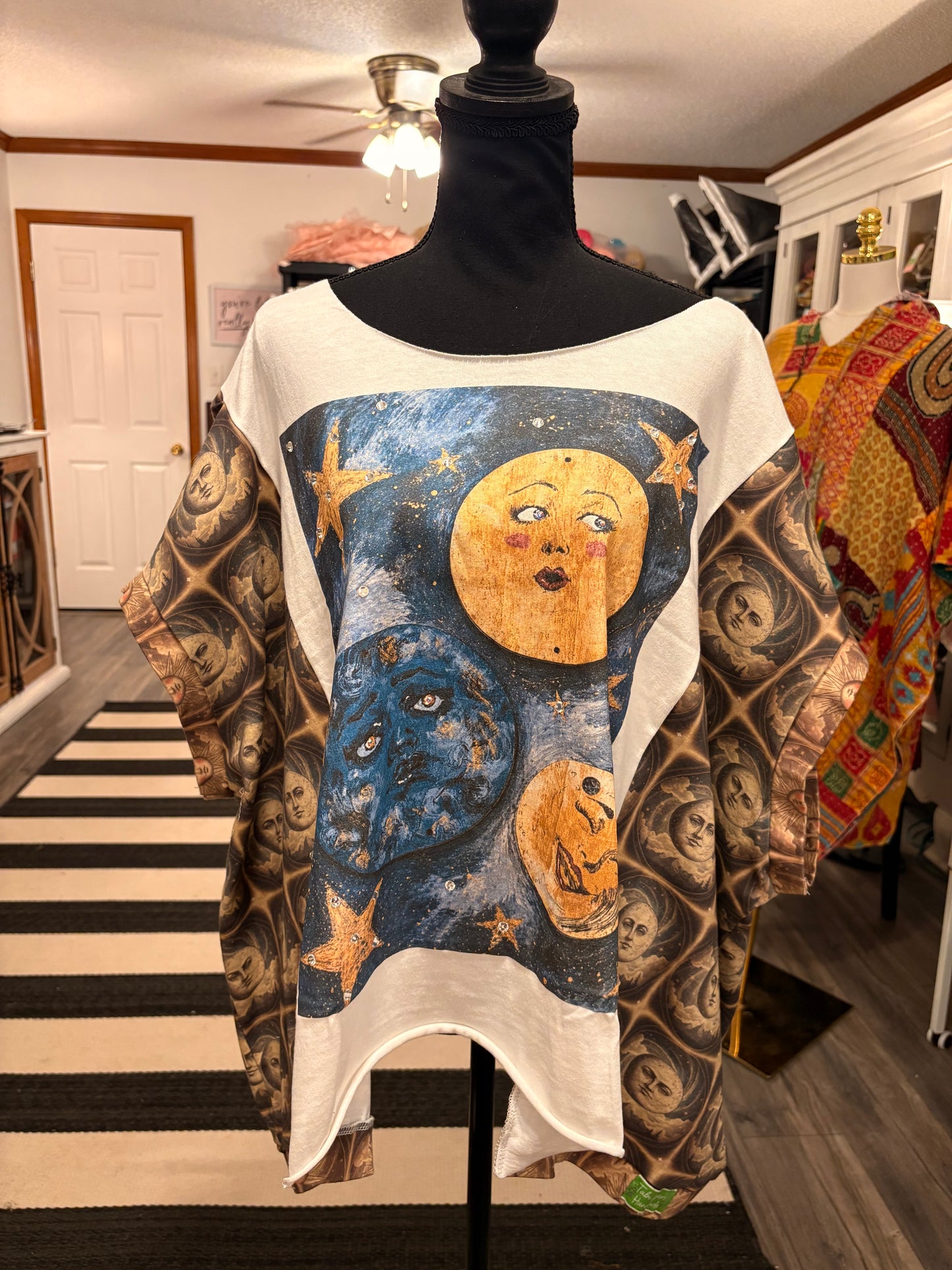 Twinkle Rhinestone Tee One Size Fits a Small to XXL