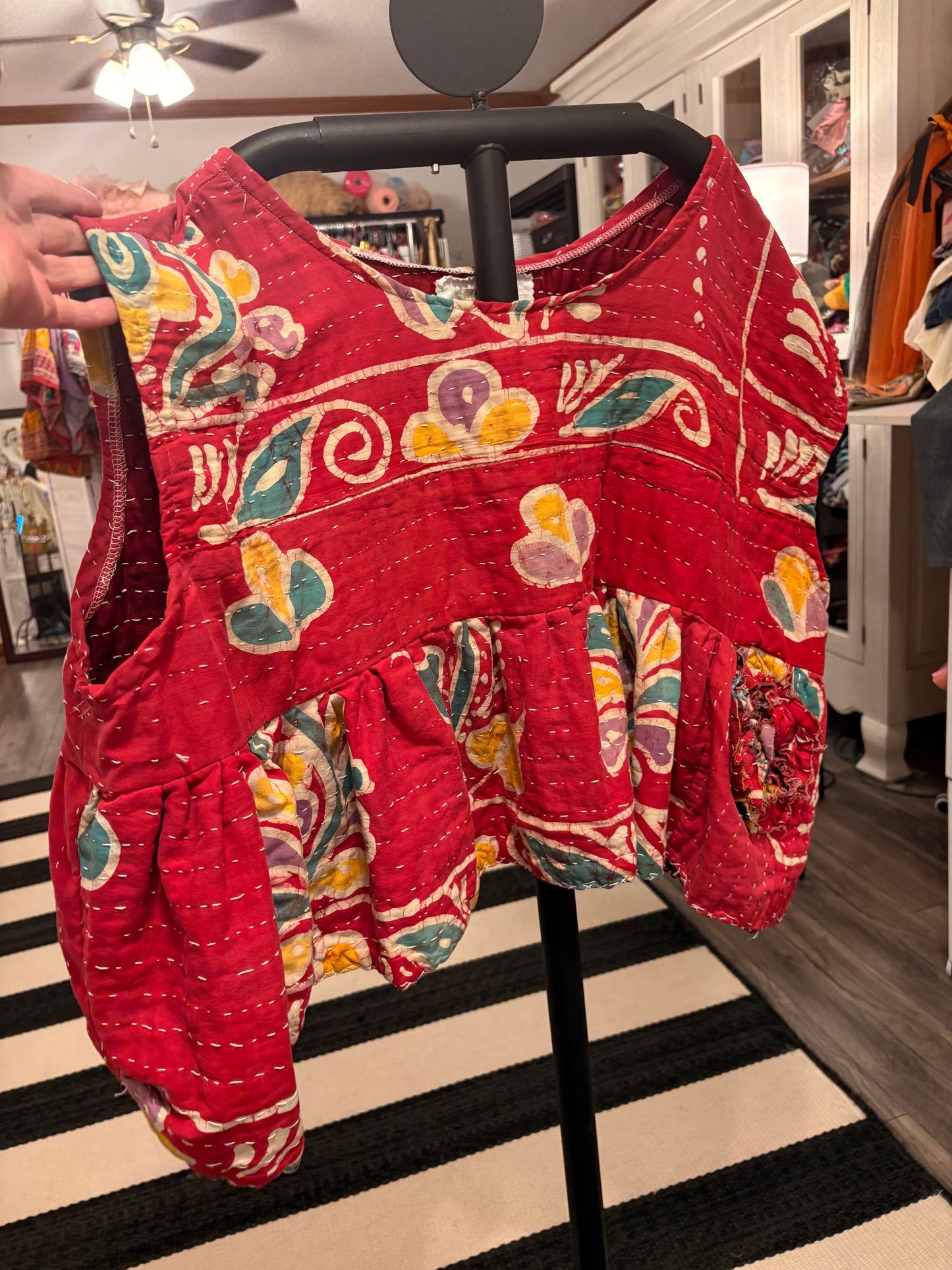 Hannah Kantha Top One Size Fits a Small to XL