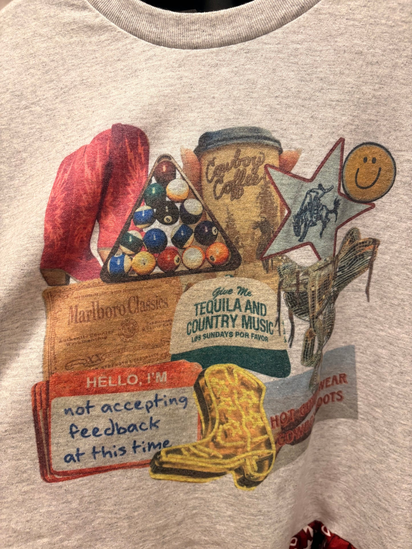 Tequila and Cowgirls Drama Ho/Lo Bandana Tee One size fits a Small to Large 6-12