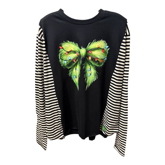 Grinchy Upcycled Drop Sleeve Tee One Size Fits a Small to XL