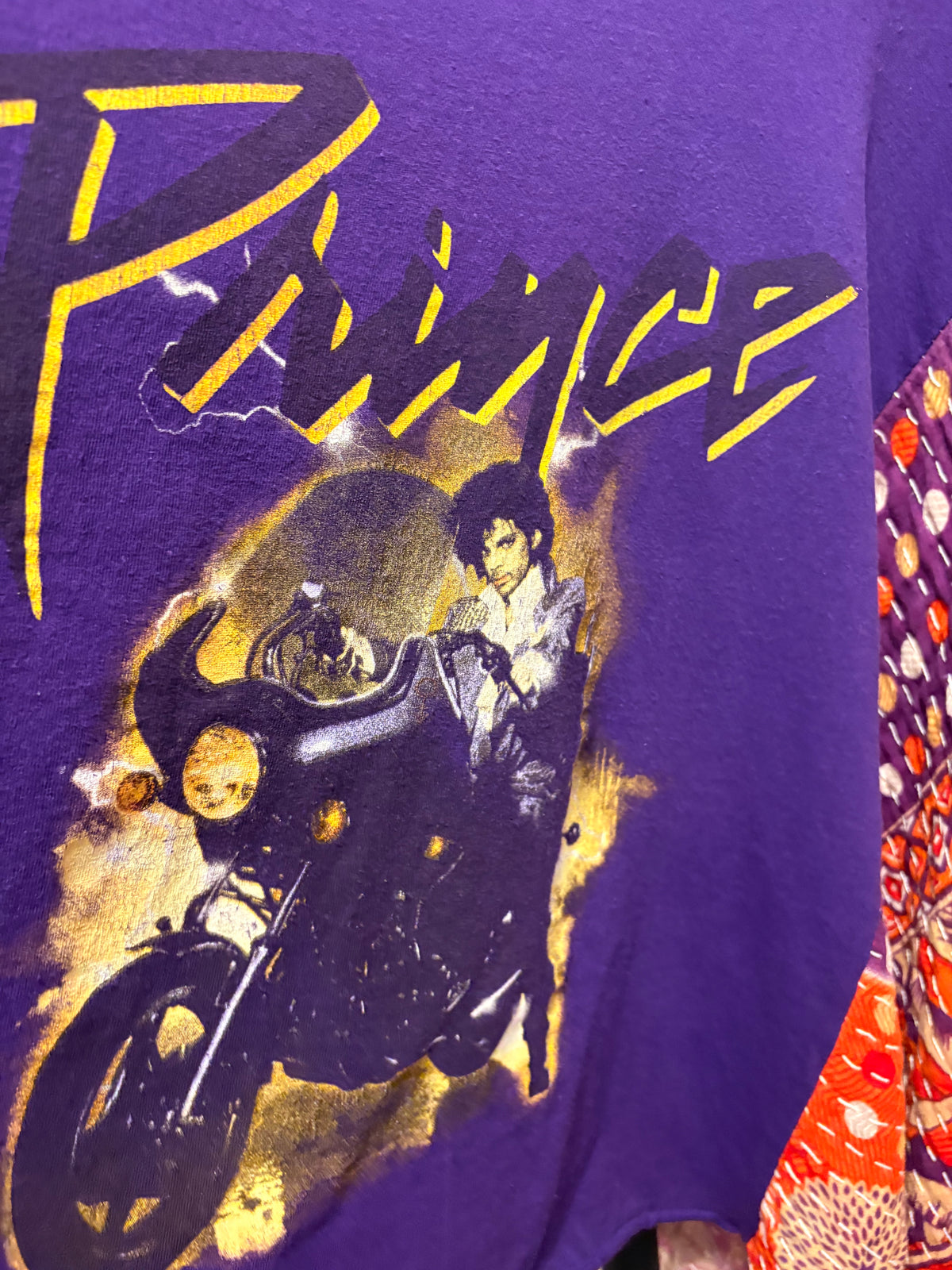 Purple Rain Vintage Kantha Poncho One Size Fits a Small to XXL