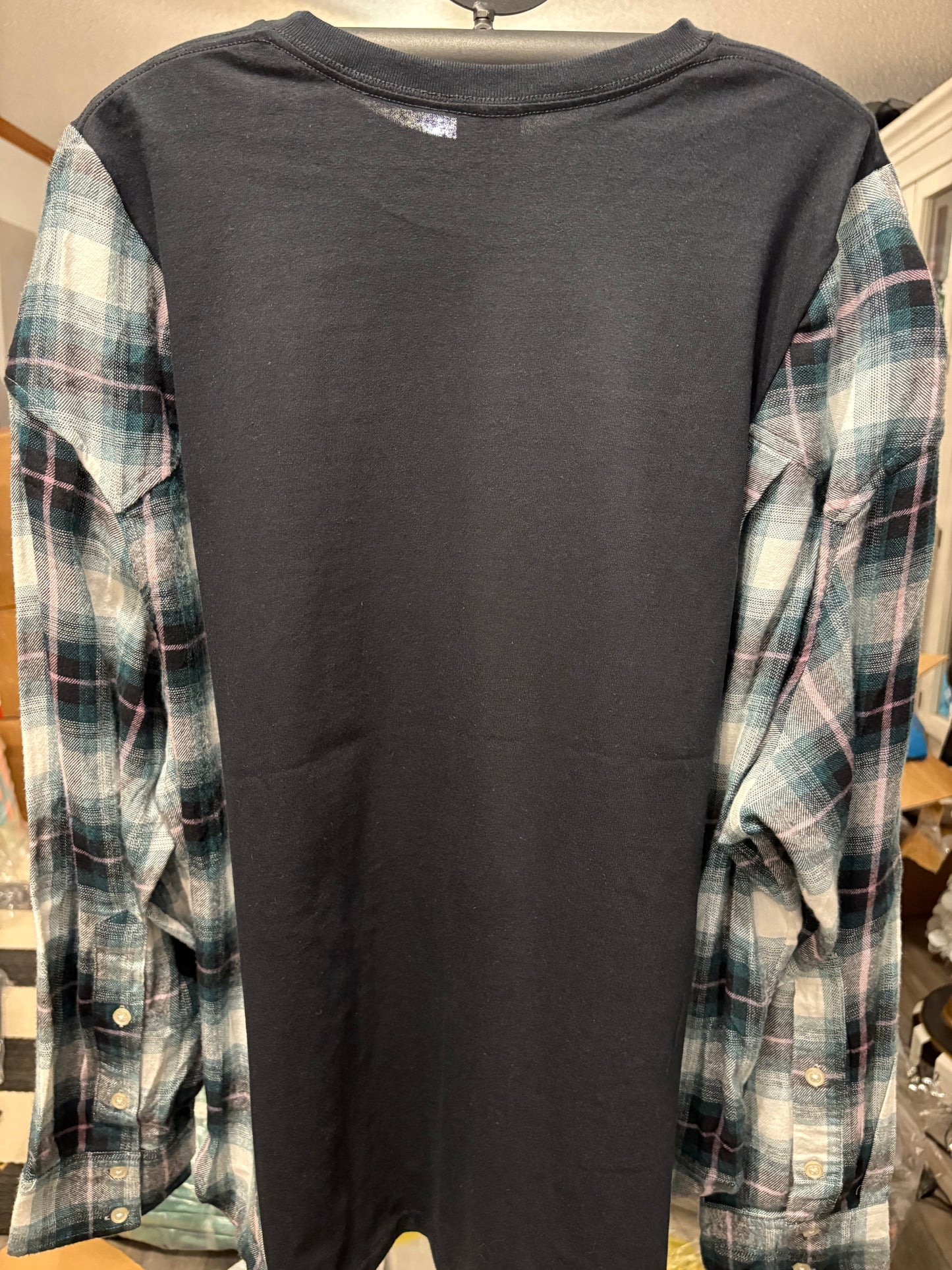 Oh Holy Night Flannel Tee One Size Fits a Large to 3X Oversized