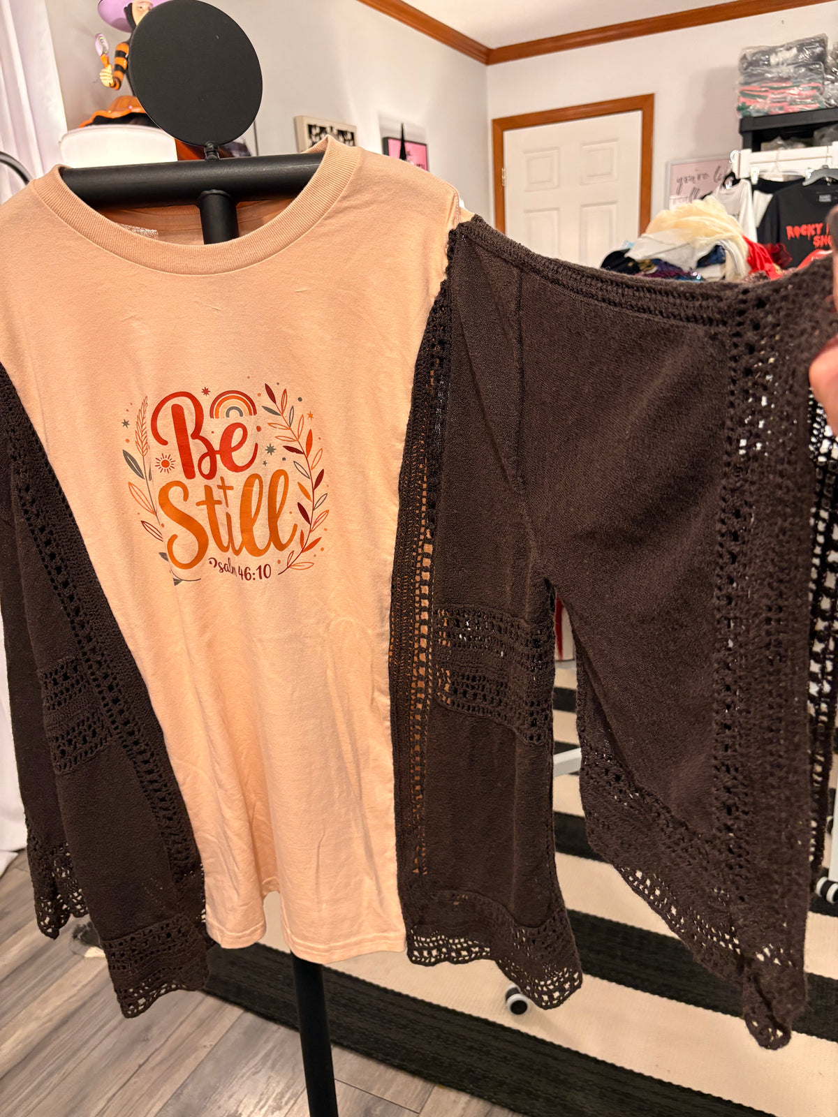 Be Still Sweater Tee One Size Fits Small to XXL
