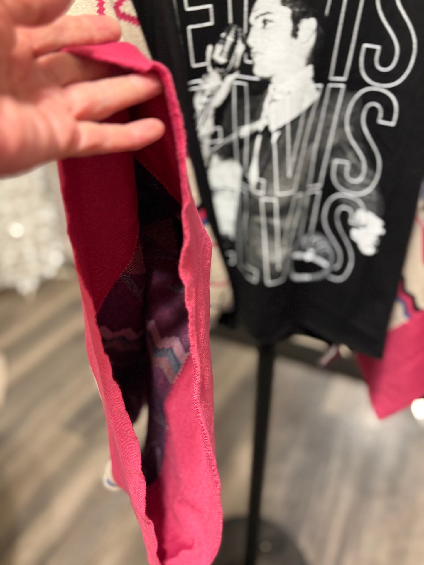 Elvis Upcycled Drop Sleeve Poncho One Size Fits a Small to XL