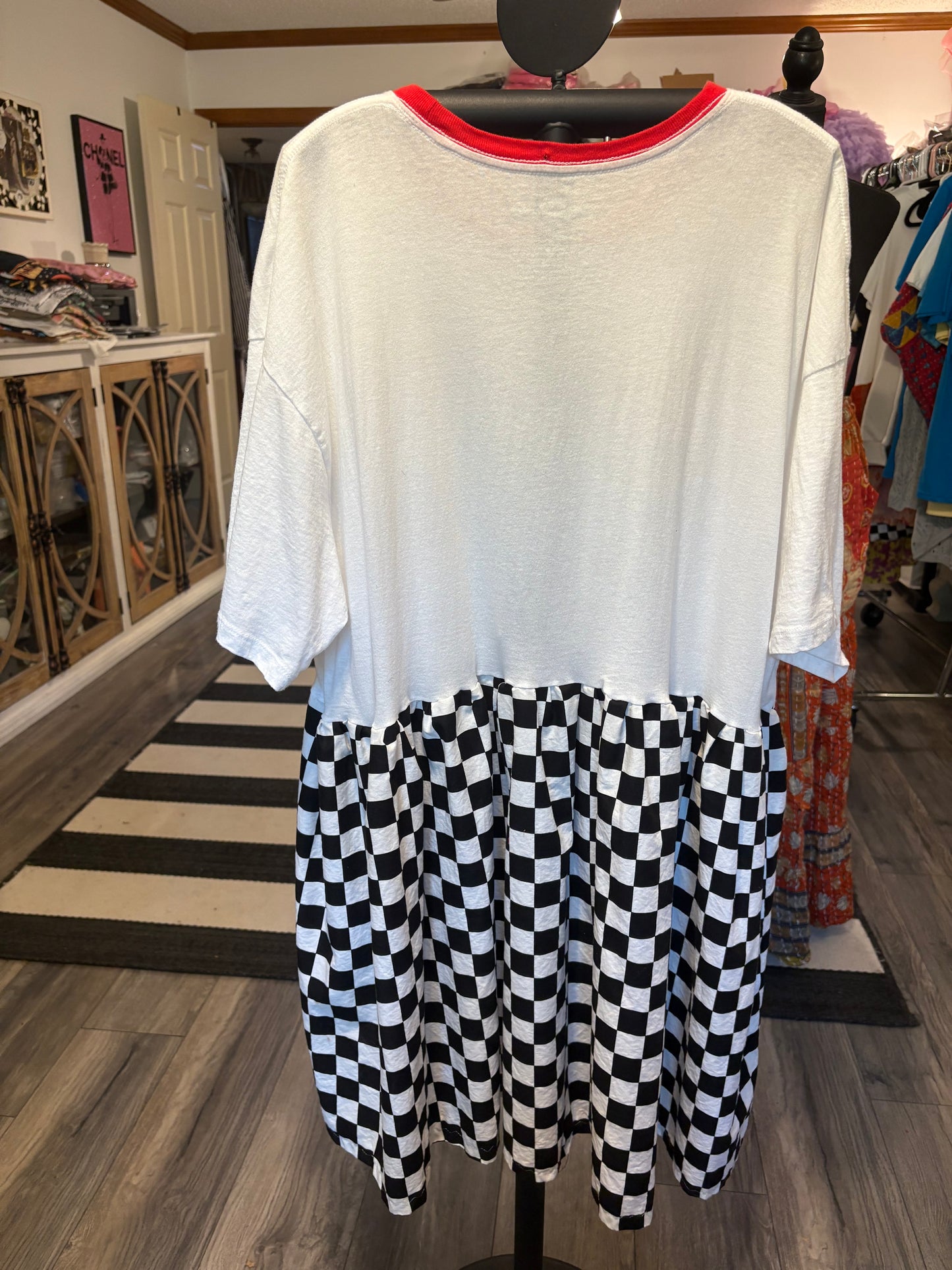 Rolling Stones Peekaboo Rockstar Dress One Size Fits Most