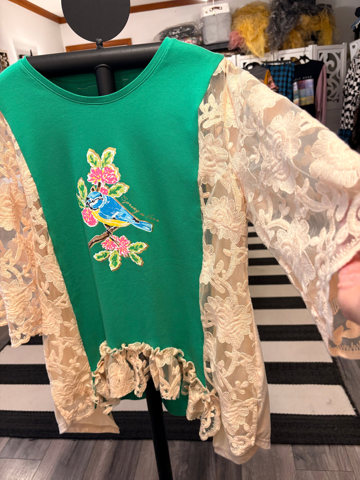 Lacey Glam Tee One Size Fits a Small to XXL