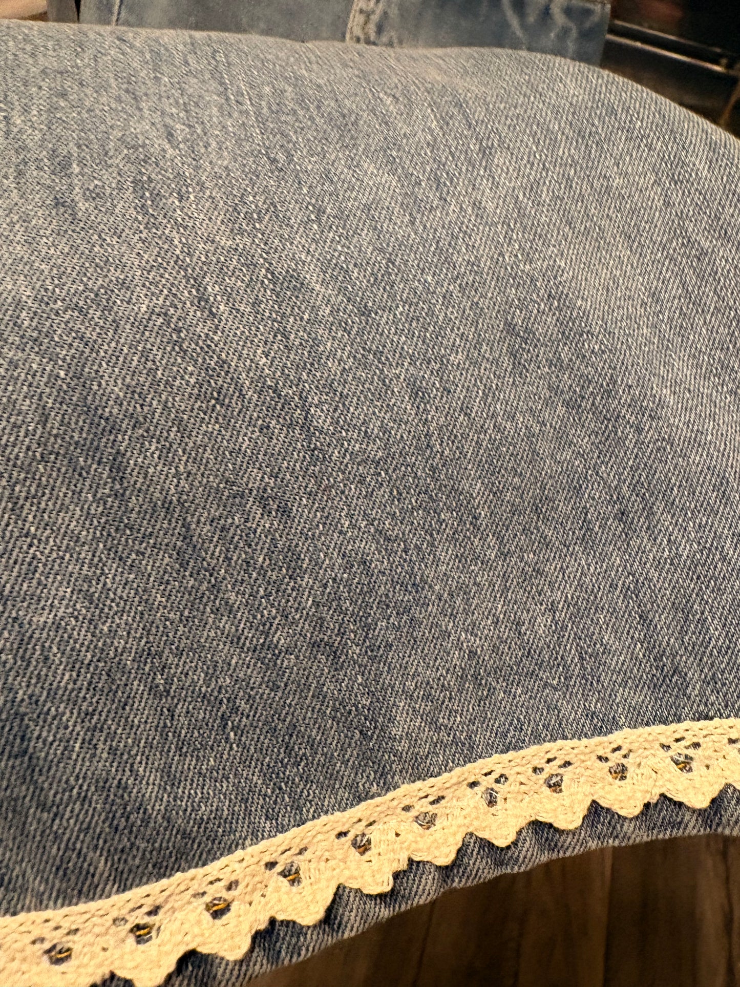 Jill Refashioned Junk Jean Cargo Pants Size Small 2/4