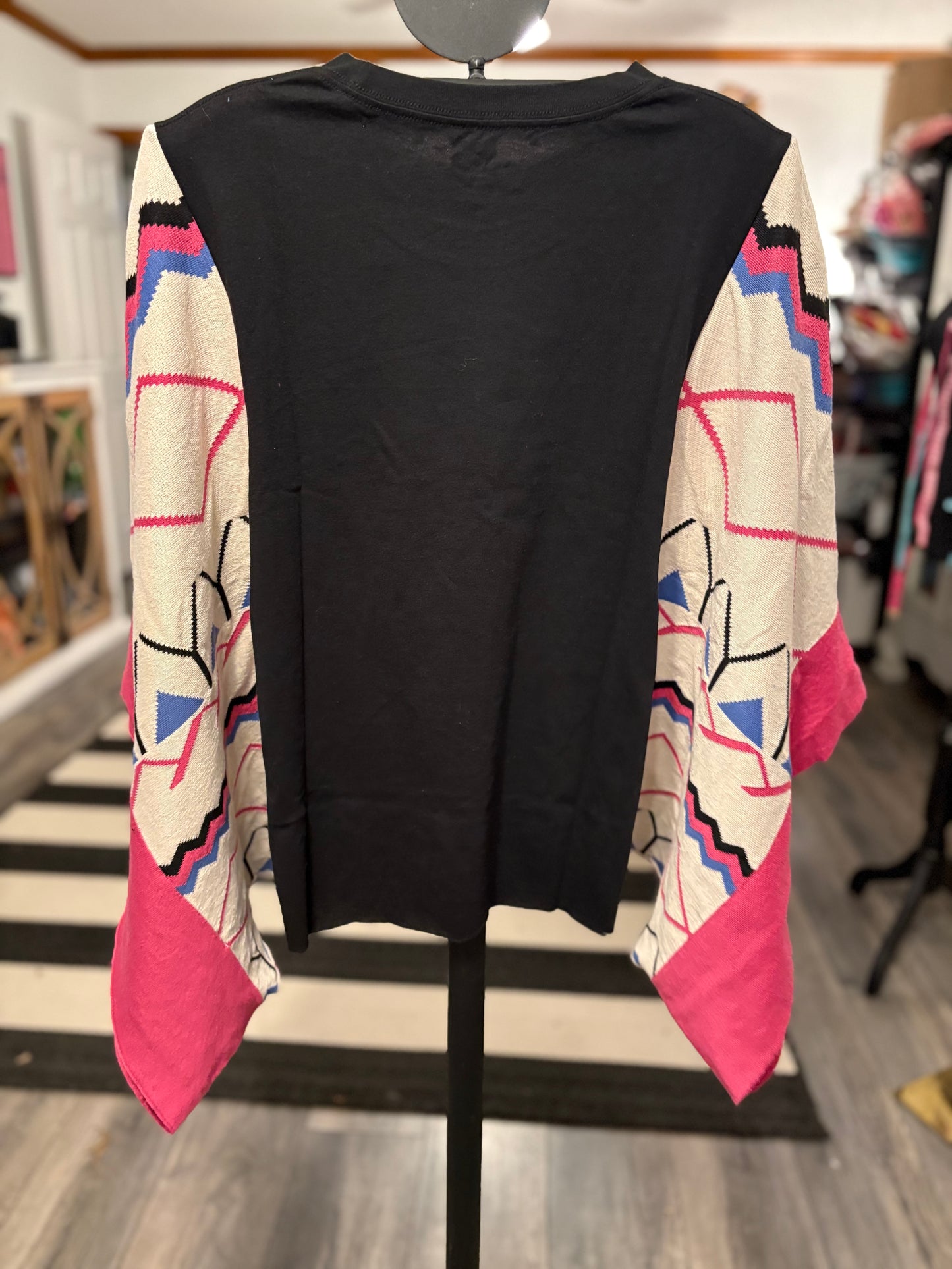 Amy Winehouse Upcycled Drop Sleeve Poncho One Size Fits a Small to XL