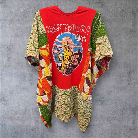 Iron Maiden Upcycled Kantha Dress/Tunic Fits a Small to XXL Comfortably