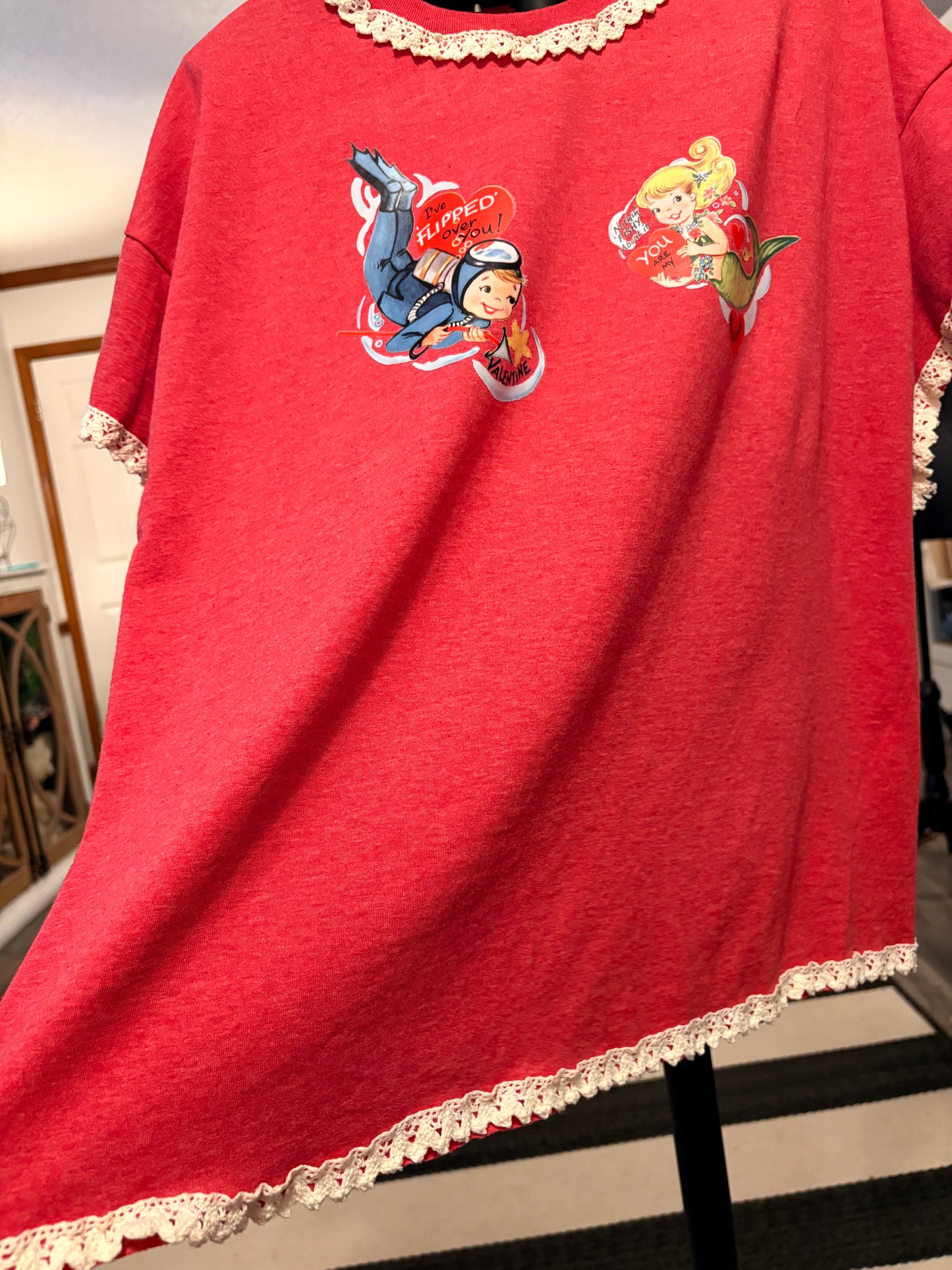 Love Ain’t Fishy “Junk” Tee One Size Fits a Medium to XL