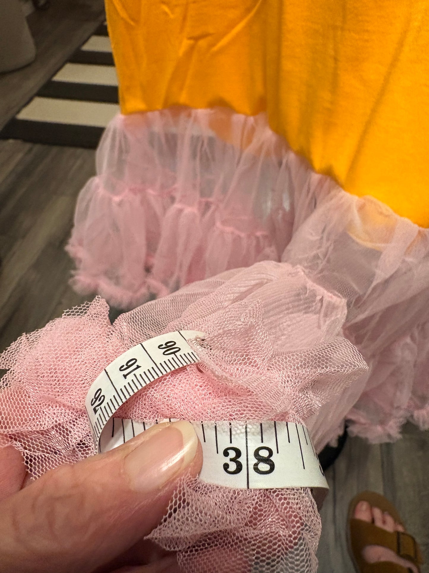 Dolly in Pink Rockstar Ruffle Dress/Top One Size Fits a Small to Large
