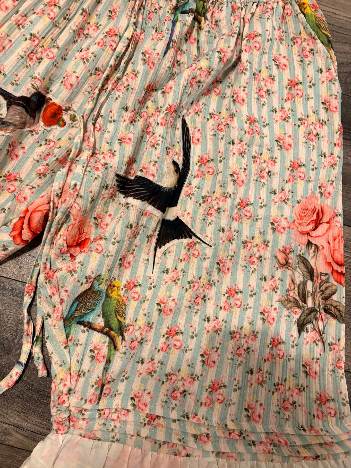The Carmella Bloomers: Blue / One Size Fits Small to XL 2-14 CROPPED
