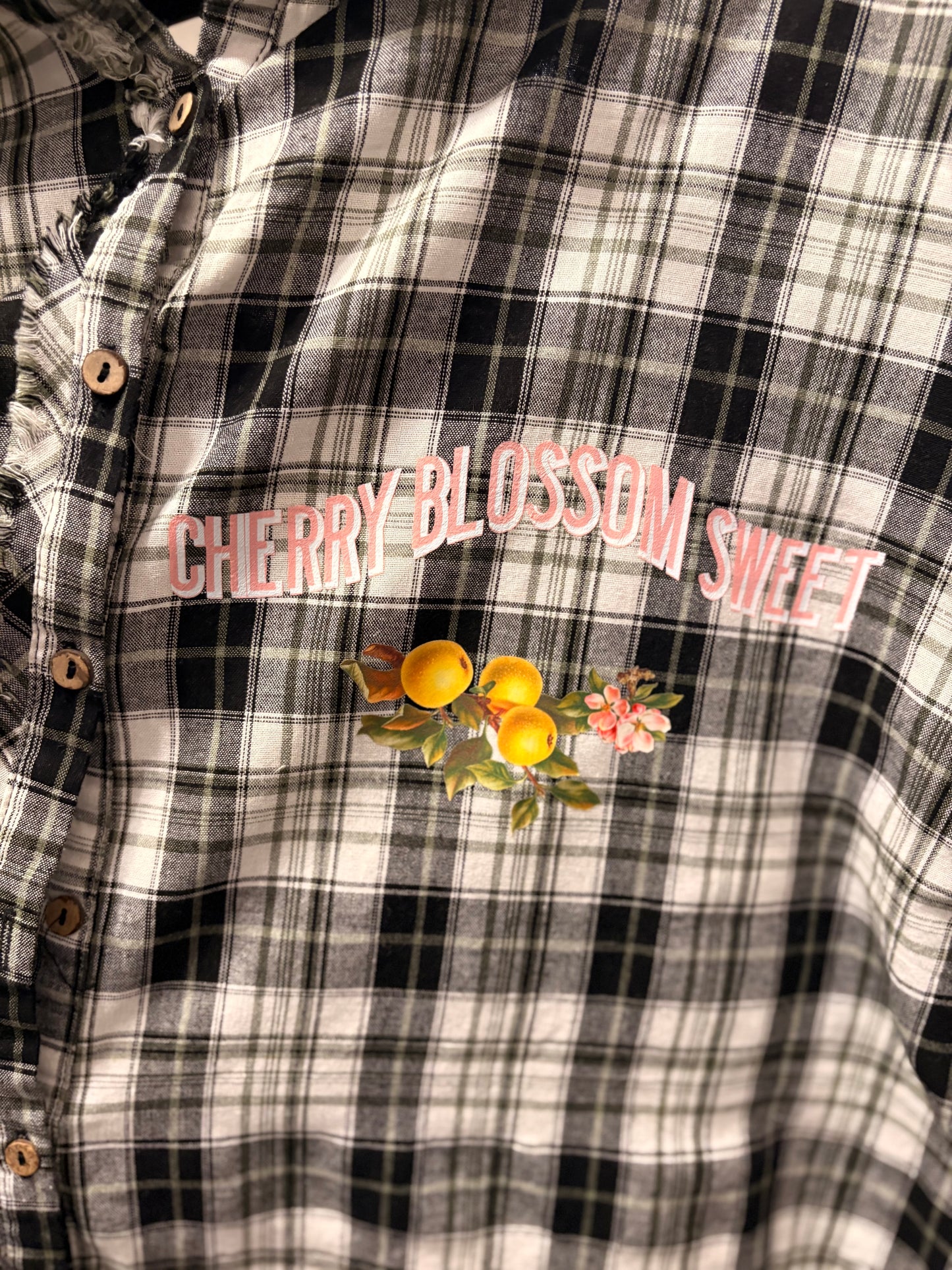 Cherry Blossom “Junk” Top One Size Fits a Small to XXL