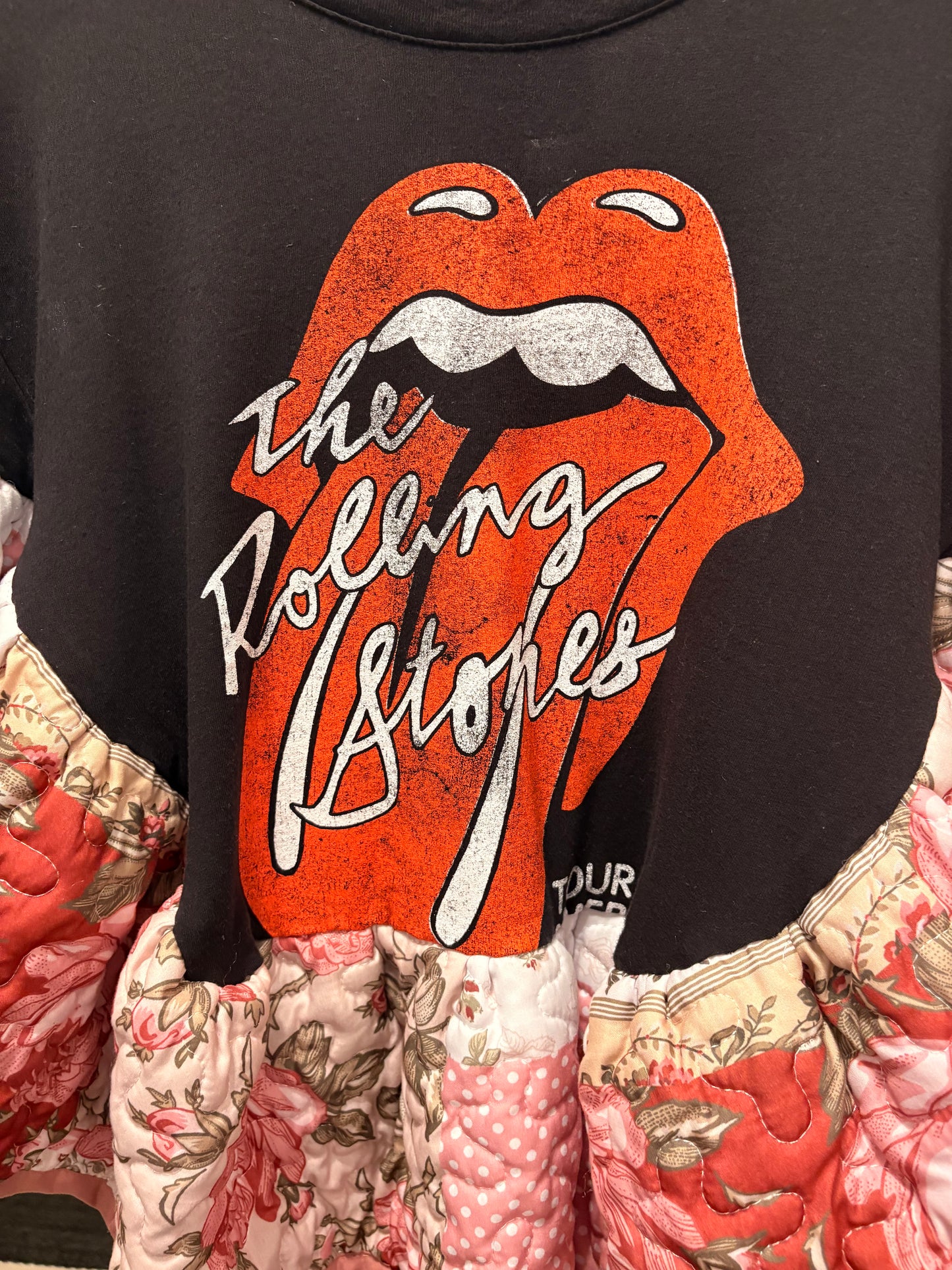 Stones Quilted Rock Angel Poncho One Size Fits a Small to XL OVERSIZED