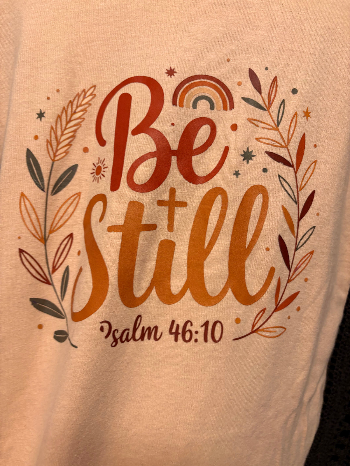 Be Still Sweater Tee One Size Fits Small to XXL