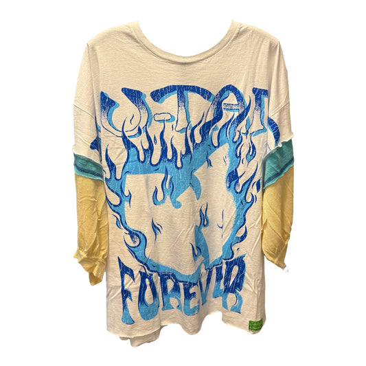 WuTang Forever Upcycled Drop-Sleeve Tee One Size Fits a Small to XL