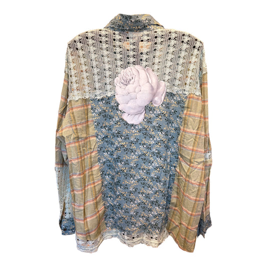 Peony “Junk” Tee One Size Fits a Small to Large Oversized