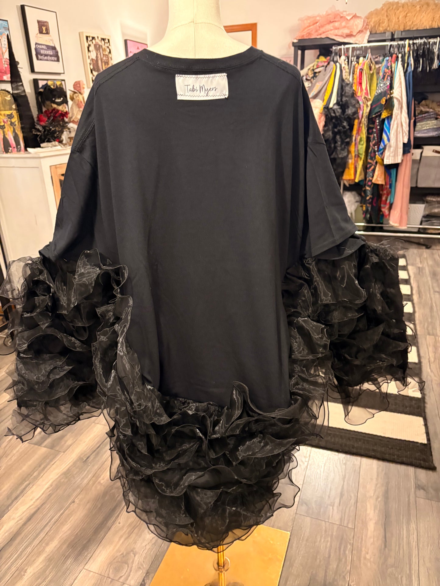 Satisfaction Rock Angel Poncho One Size Fits up to 3X