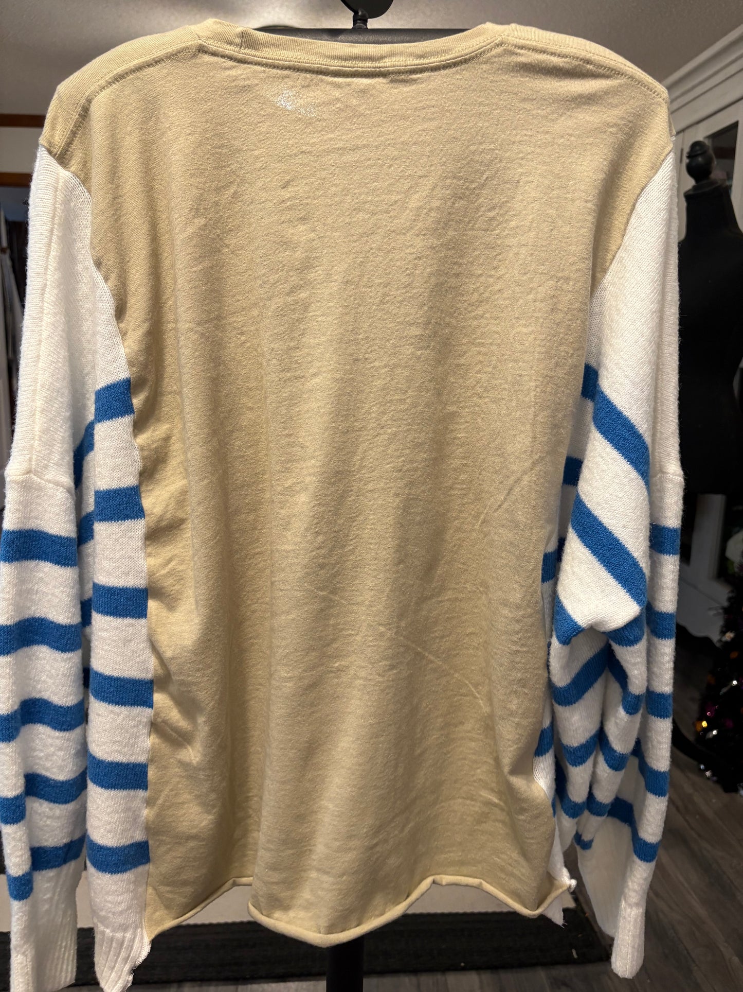 Wild Things Upcycled Drop-Sleeve Sweater One Size Fits a Small to XXL