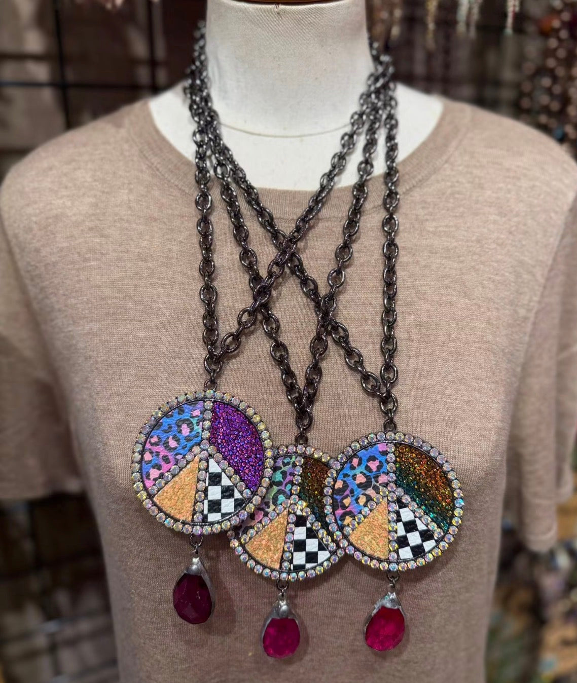 Peace Be With You Handcrafted Necklace