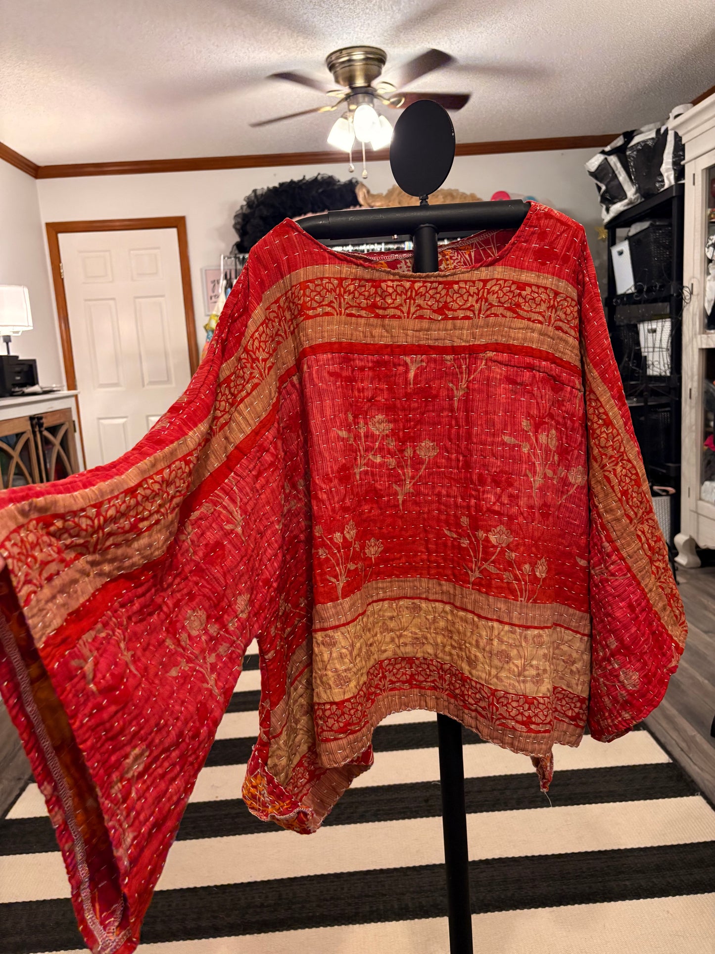 Callie Kantha Top One Size Fits a Small to XXL