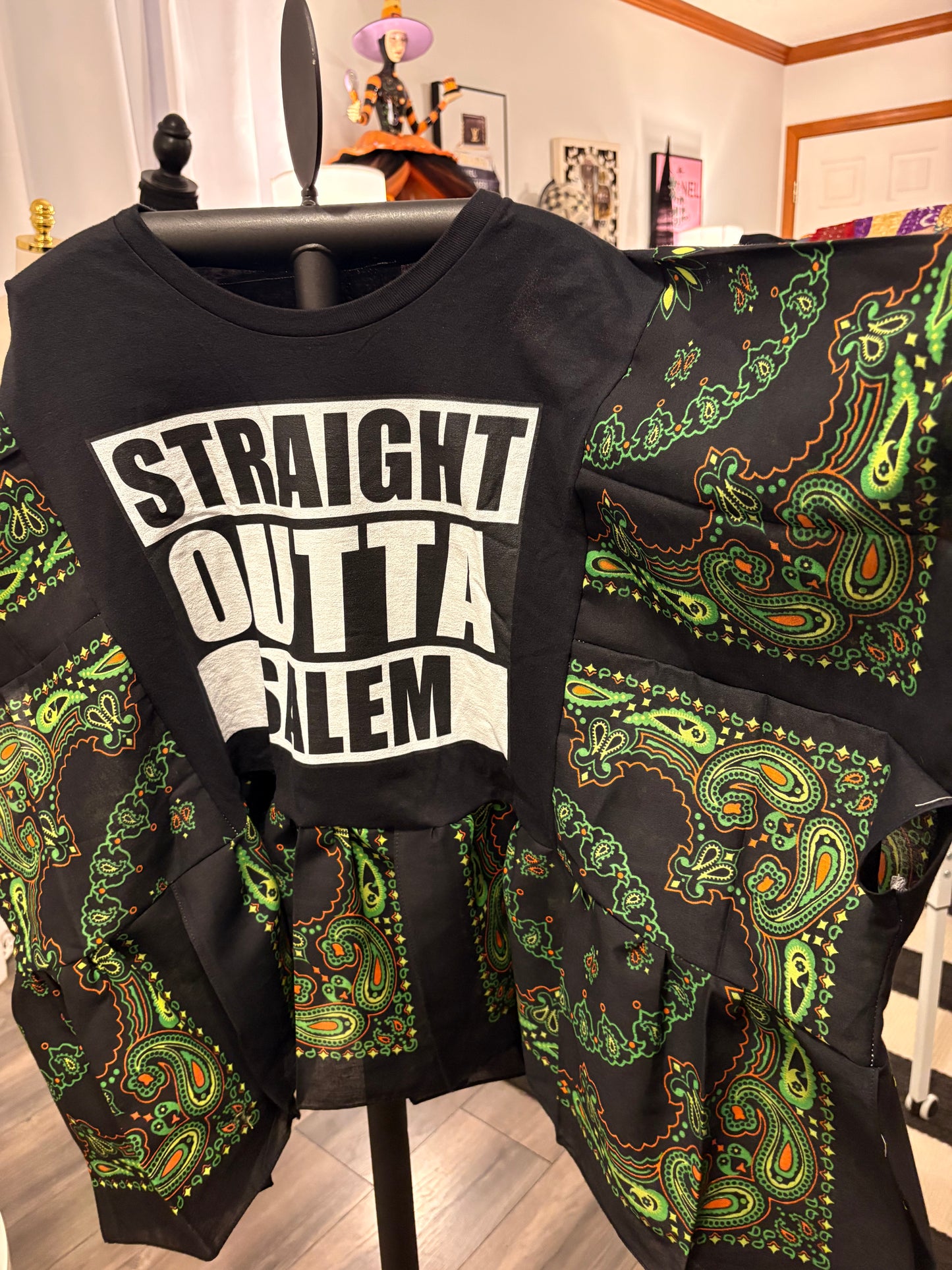 Straight Outta Salem Bandana Poncho One Size Fits a Small to XXL