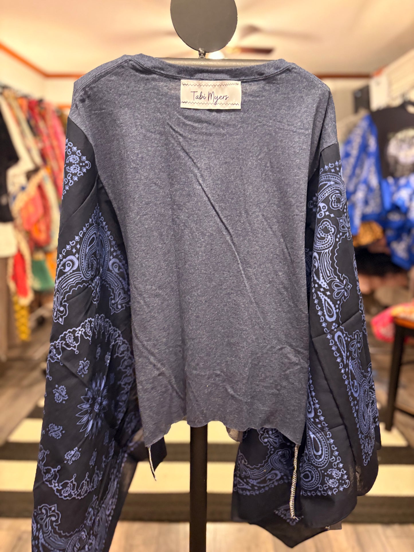 King of Rock Bandana Poncho One Size Fits a Small to XL