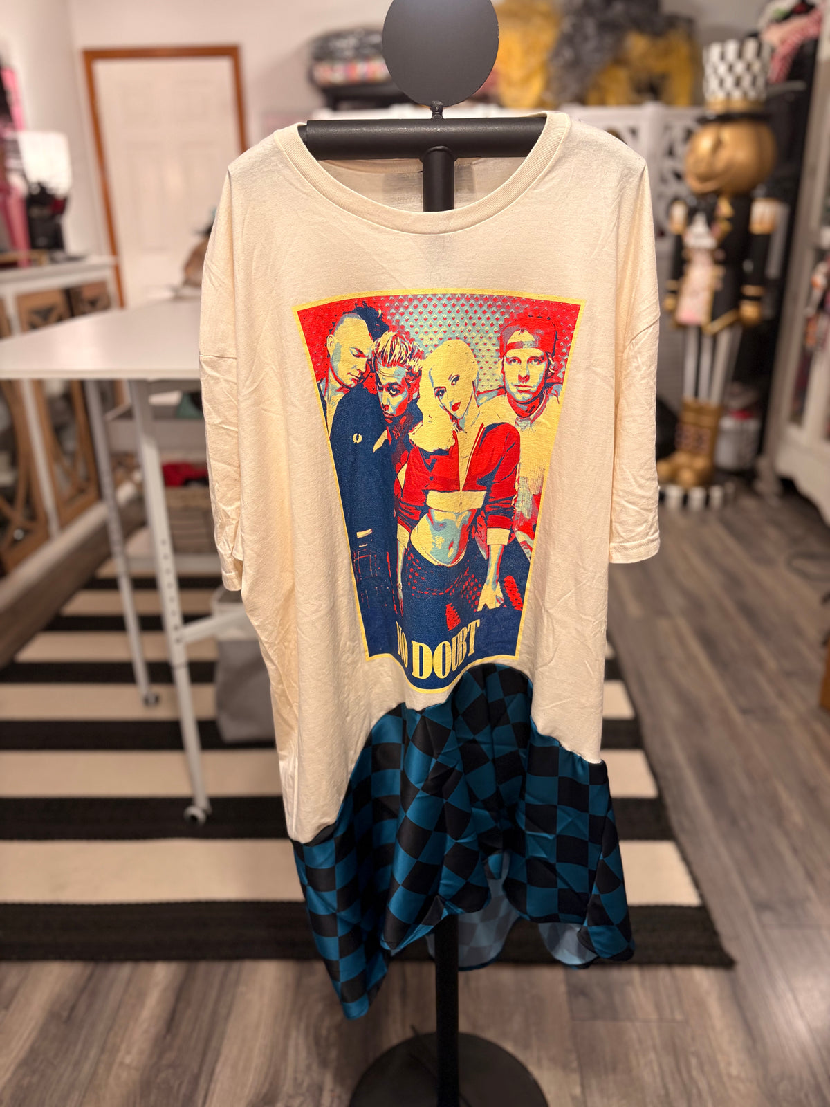 Hey Baby Hi/Lo Asymmetrical Tee Dress One Size Fits a Small to 3X