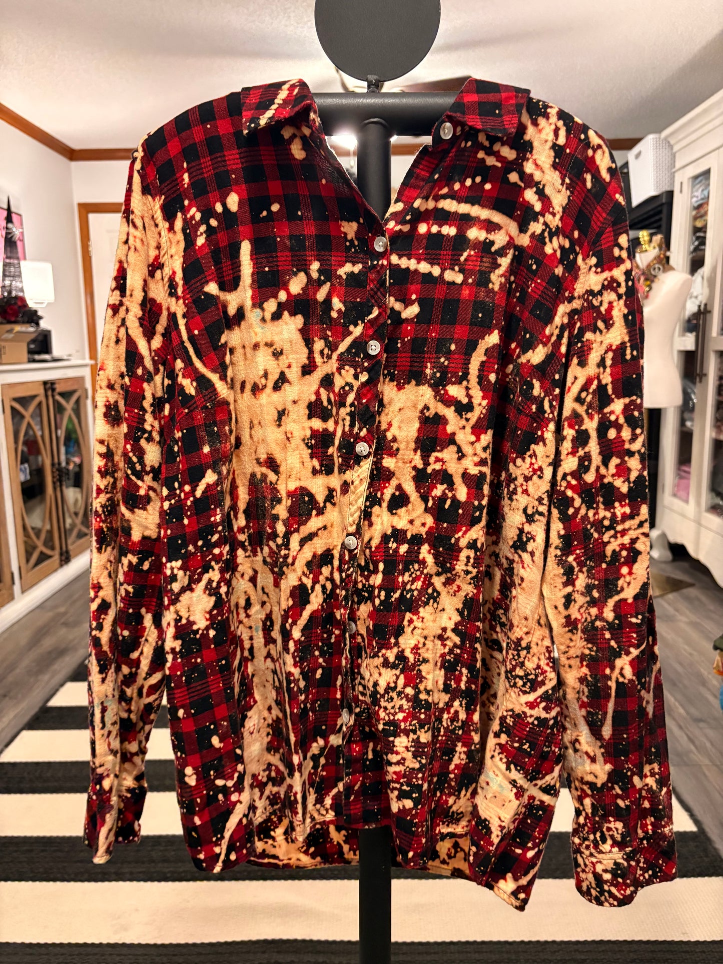 Flashy Flannel with Sequin Panel Hank Brings Sermon Small to XL 4-14