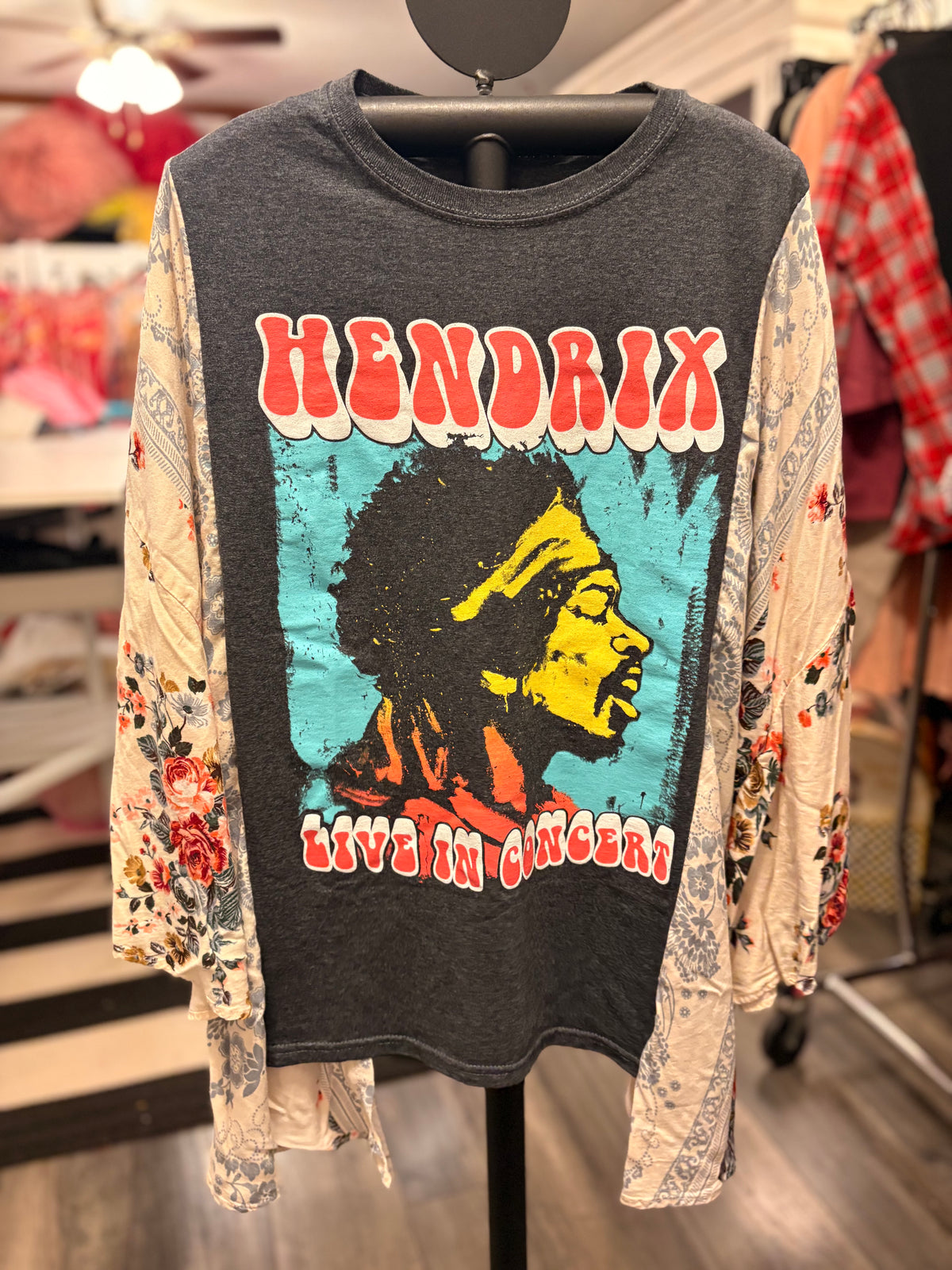 Voodoo Child Upcycled Kimono Tee One Size Fits a Small to XXL