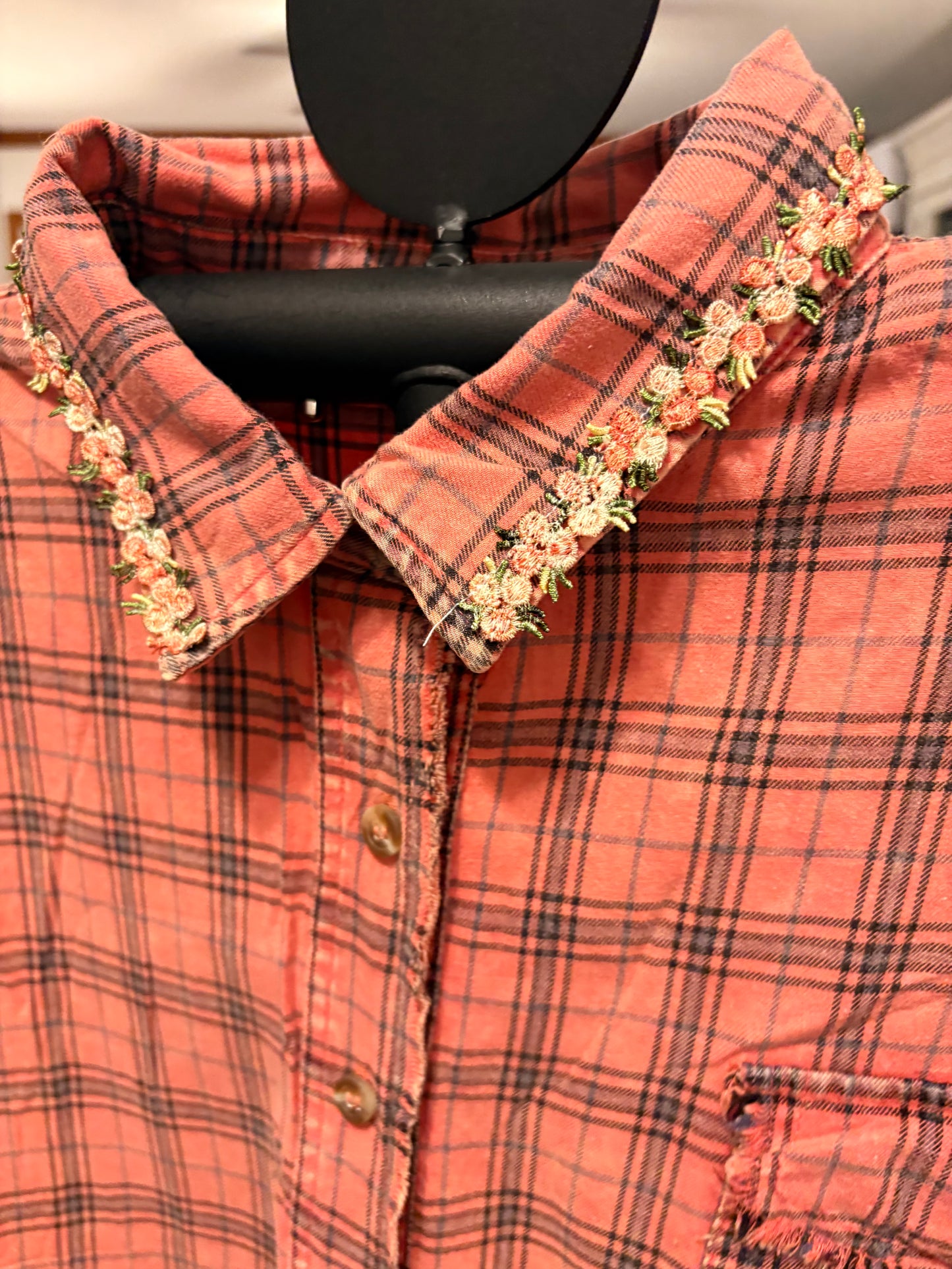 Love “Junk” Flannel Very Long Length One Size Fits an XXL-3X 16-20