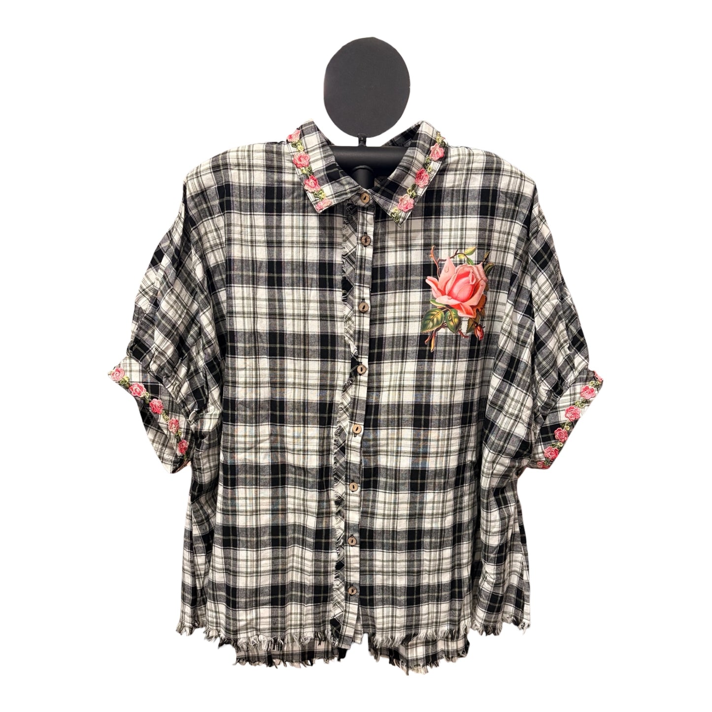 Turning Up Roses “Junk” Top One Size Fits a Small to XXL