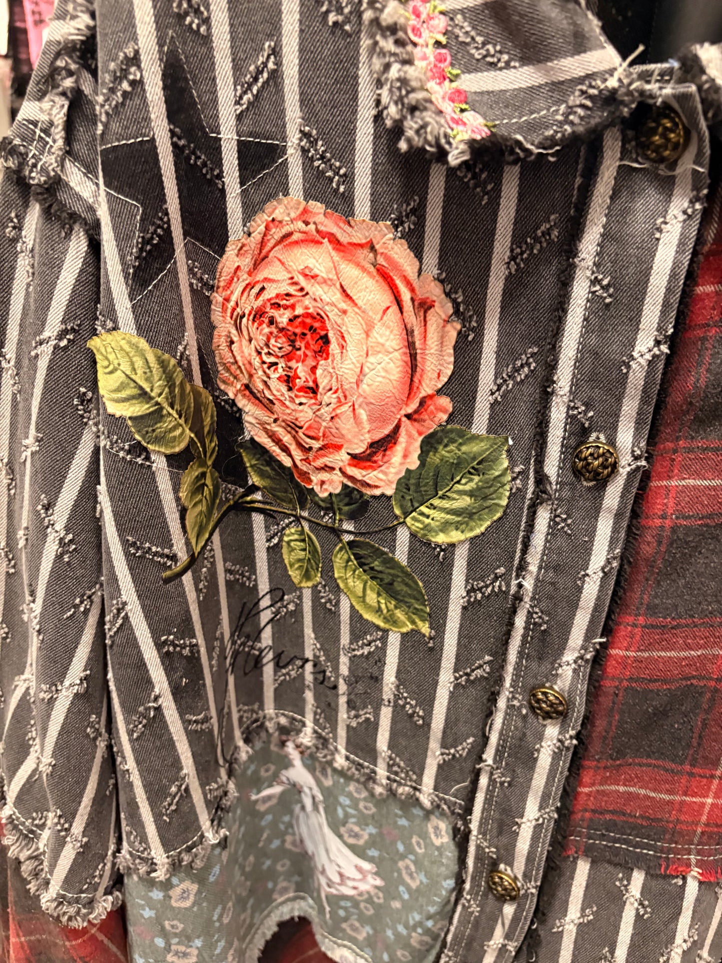 Just Be You Refashioned “Junk” Duster One Size Fits a Small to XL