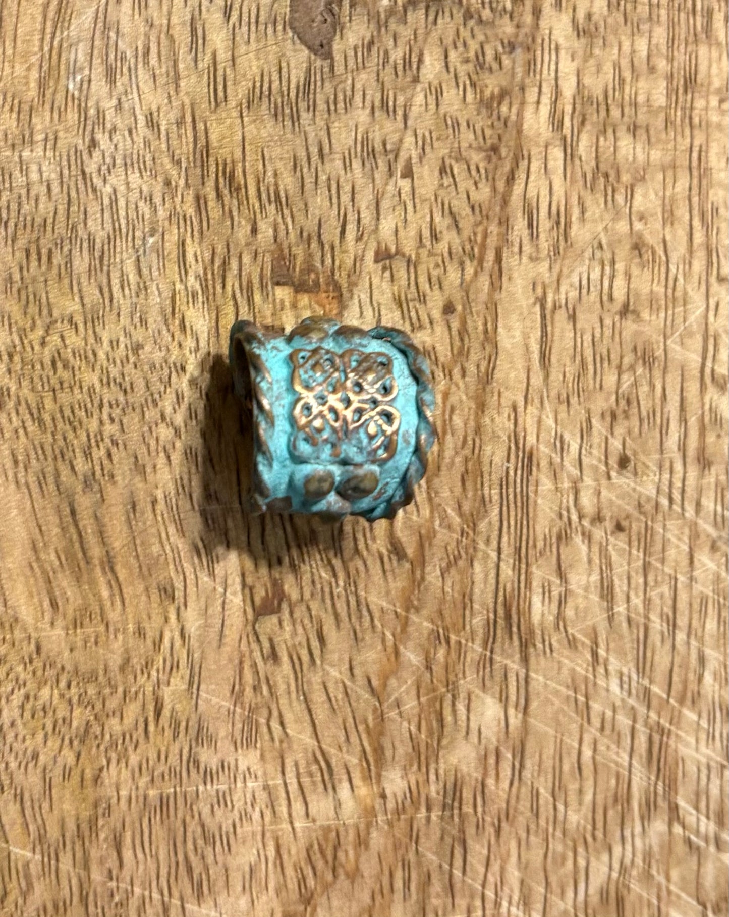 Vintage Copper Patina Rings
