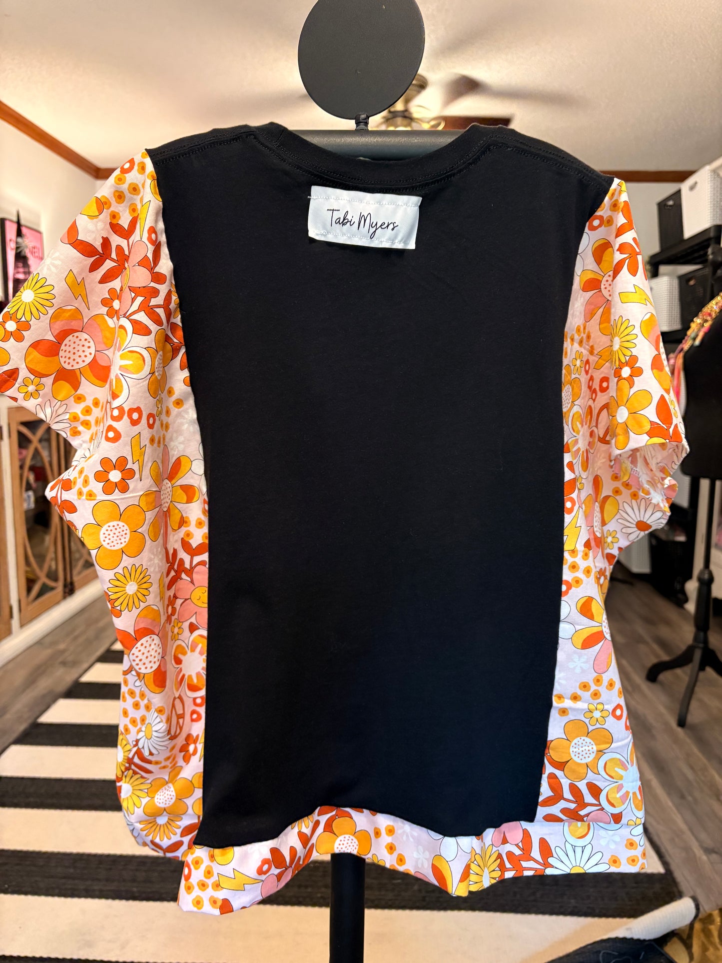 Rock and Soul Upcycled Boxy Top One Size Fits a Small to XXL