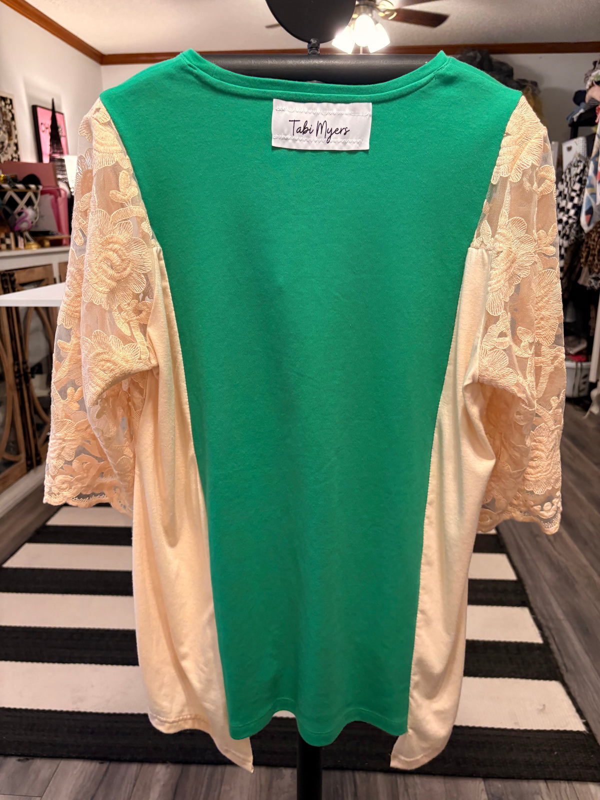Lacey Glam Tee One Size Fits a Small to XXL
