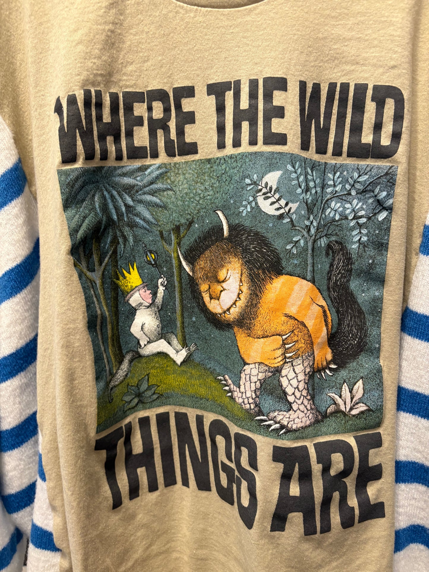 Wild Things Upcycled Drop-Sleeve Sweater One Size Fits a Small to XXL