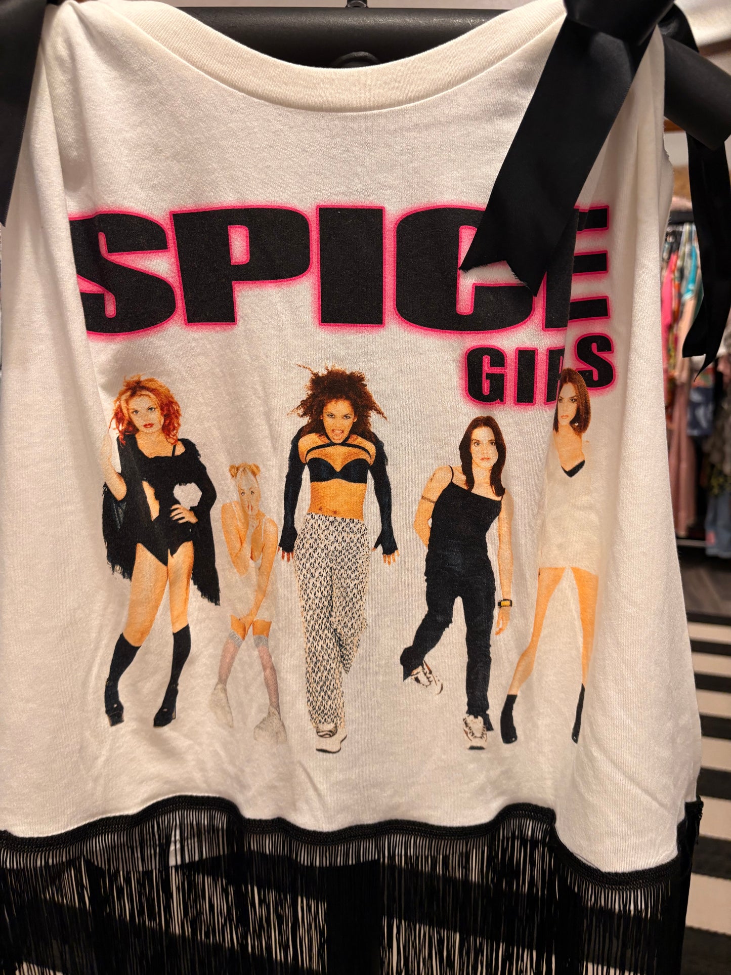 Spicey Fringe Tee One Size Fits Small to XL