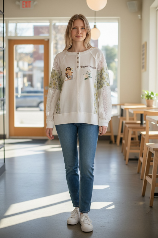 Happiness “Junk” Tee One Size Fits a Small to XL Oversized