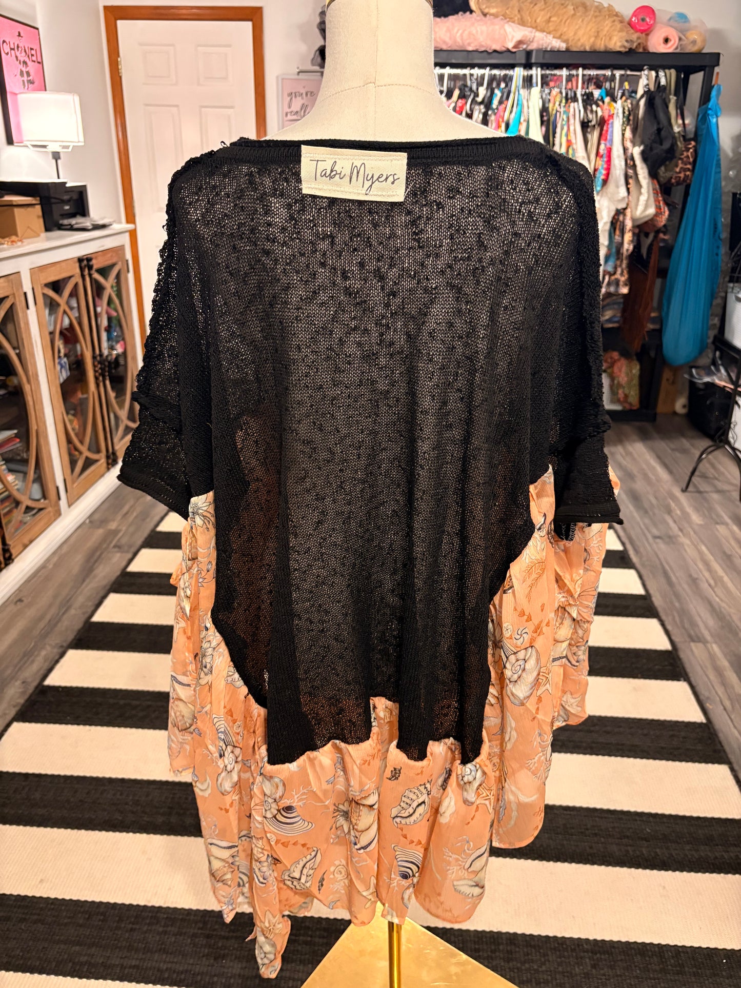 Mermaid Angel Poncho One Size Fits a Large to 3X